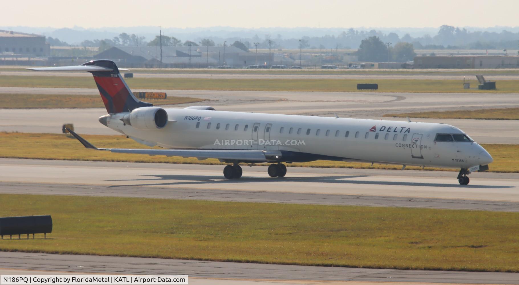 N186PQ, 2008 Bombardier CRJ-900ER (CL-600-2D24) C/N 15186, EDV/DAL CRJ9 zx atl-cho