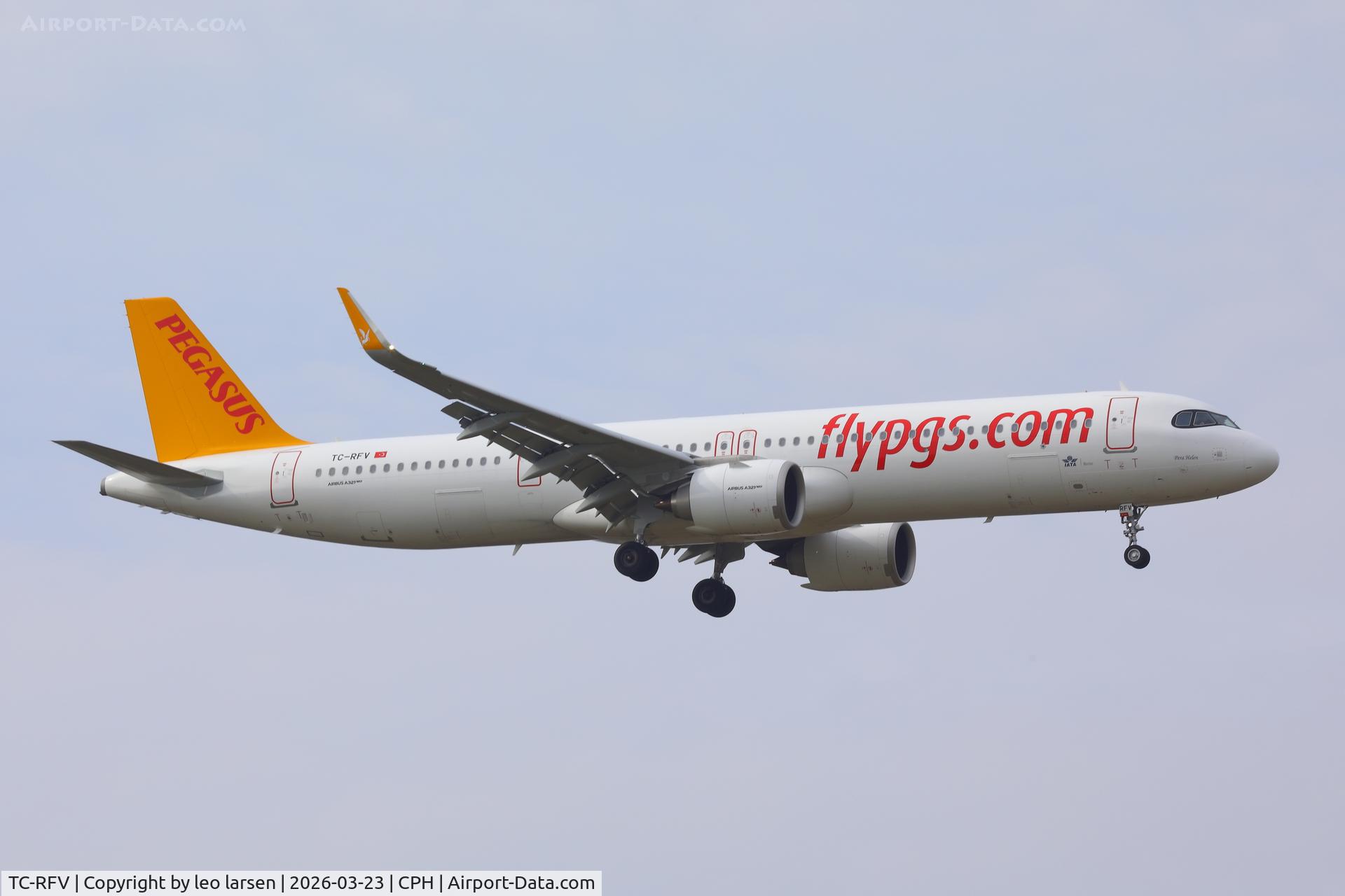 TC-RFV, 2026 Airbus A321-251 NX C/N 13030, Copenhagen 23.3.2026