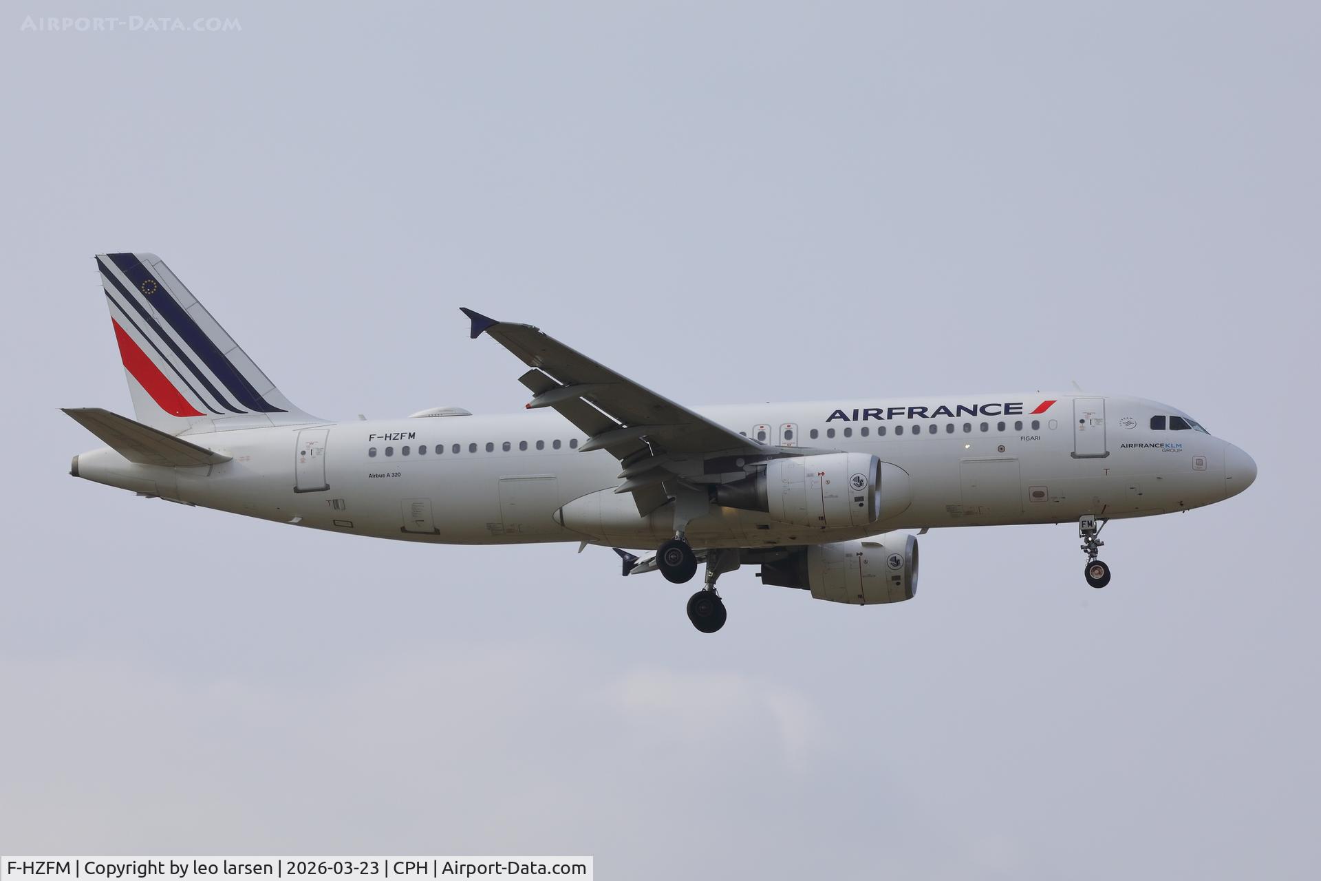 F-HZFM, 2013 Airbus A320-214 C/N 5887, Copenhagen 23.3.2026