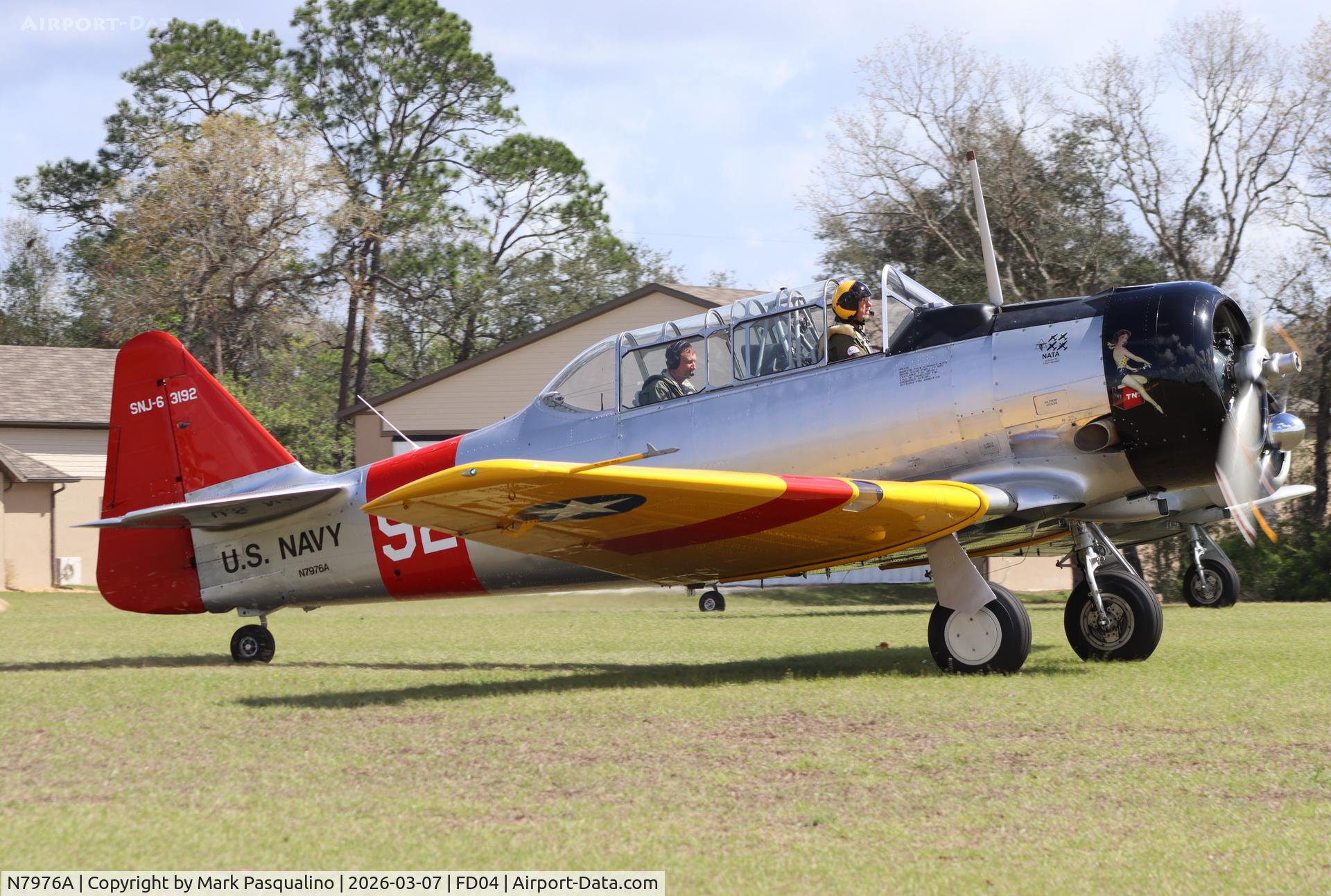 N7976A, 1959 North American AT-6F Texan C/N 121-43192, North American AT-6F