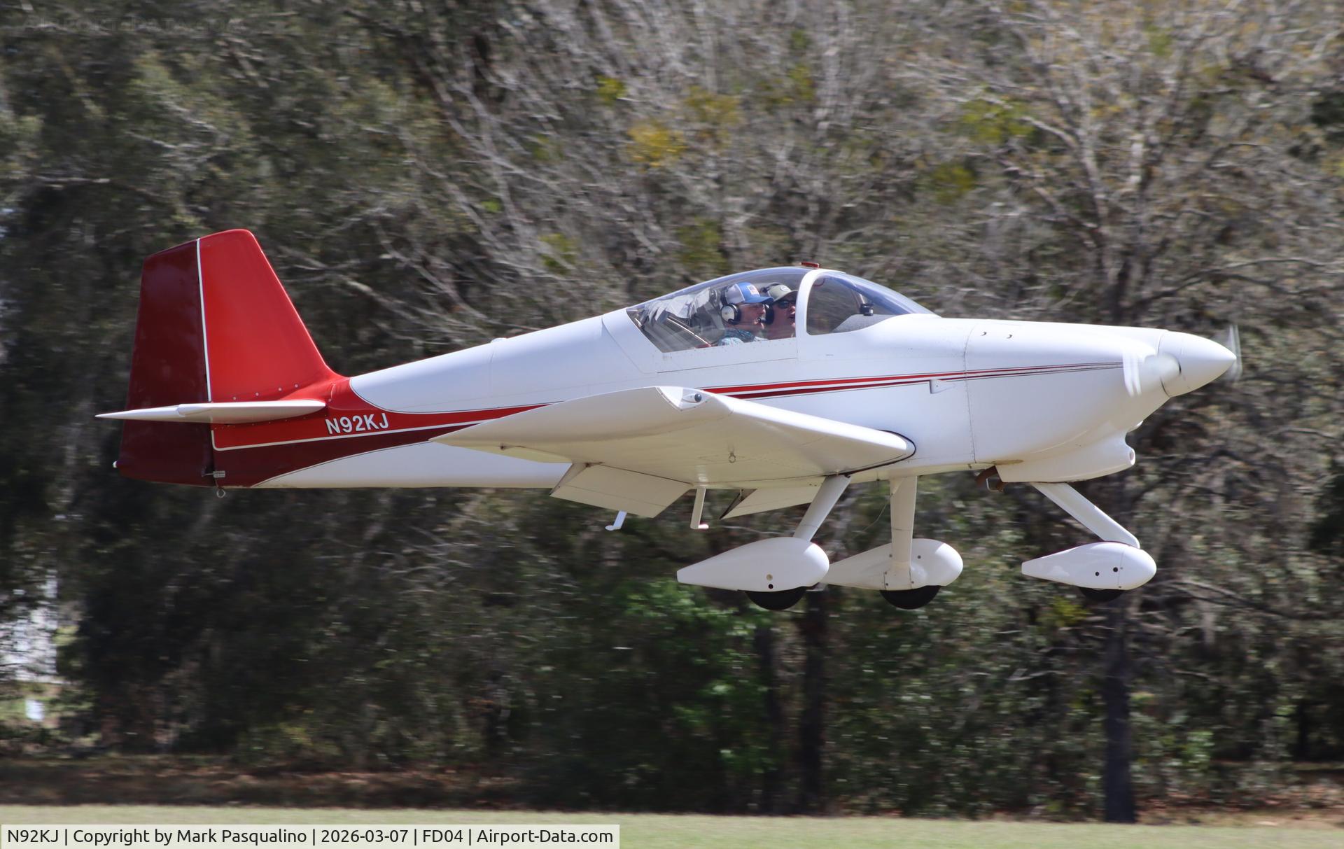 N92KJ, 1996 Vans RV-6A C/N 21721, Vans RV-6A