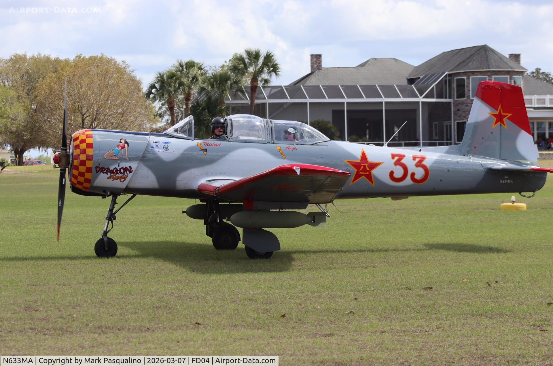 N633MA, 1985 Nanchang CJ-6A C/N 4332005, Nanchang CJ-6A