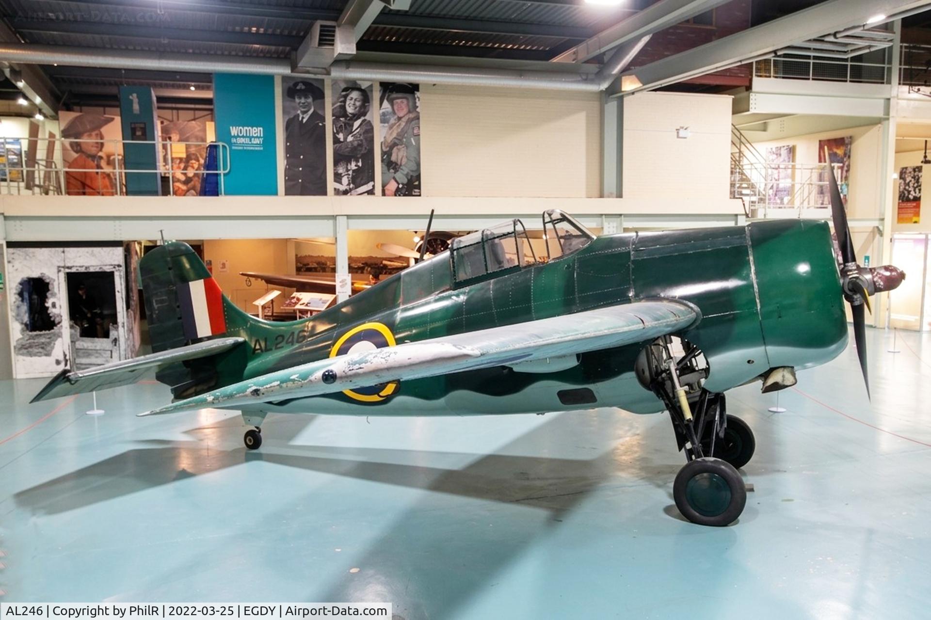 AL246, 1940 Grumman Martlet I C/N 663, AL246 1940 Grumman Martlet l FAA Museum RNAS Yeovilton
