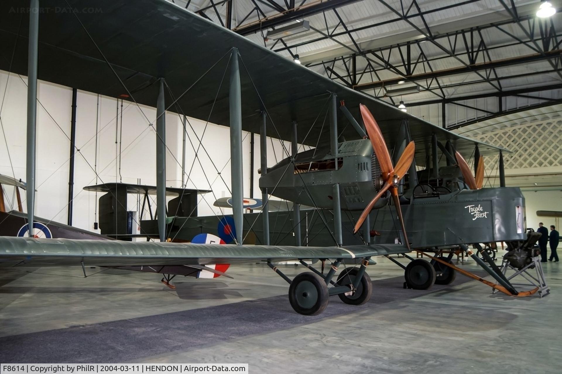 AL246, 1940 Grumman Martlet I C/N 663, F8614 1968 Vickers Vimy Replica RFC RAF Hendon 
