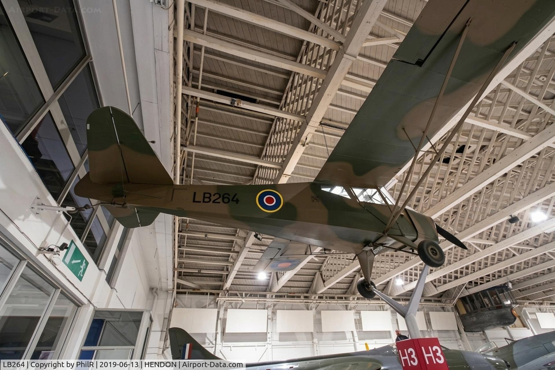 LB264, 1942 Taylorcraft Auster 1 C/N 134, LB264 (G-AIXA) 1942 Taylorcraft Auster 1 RAF Museum Hendon

