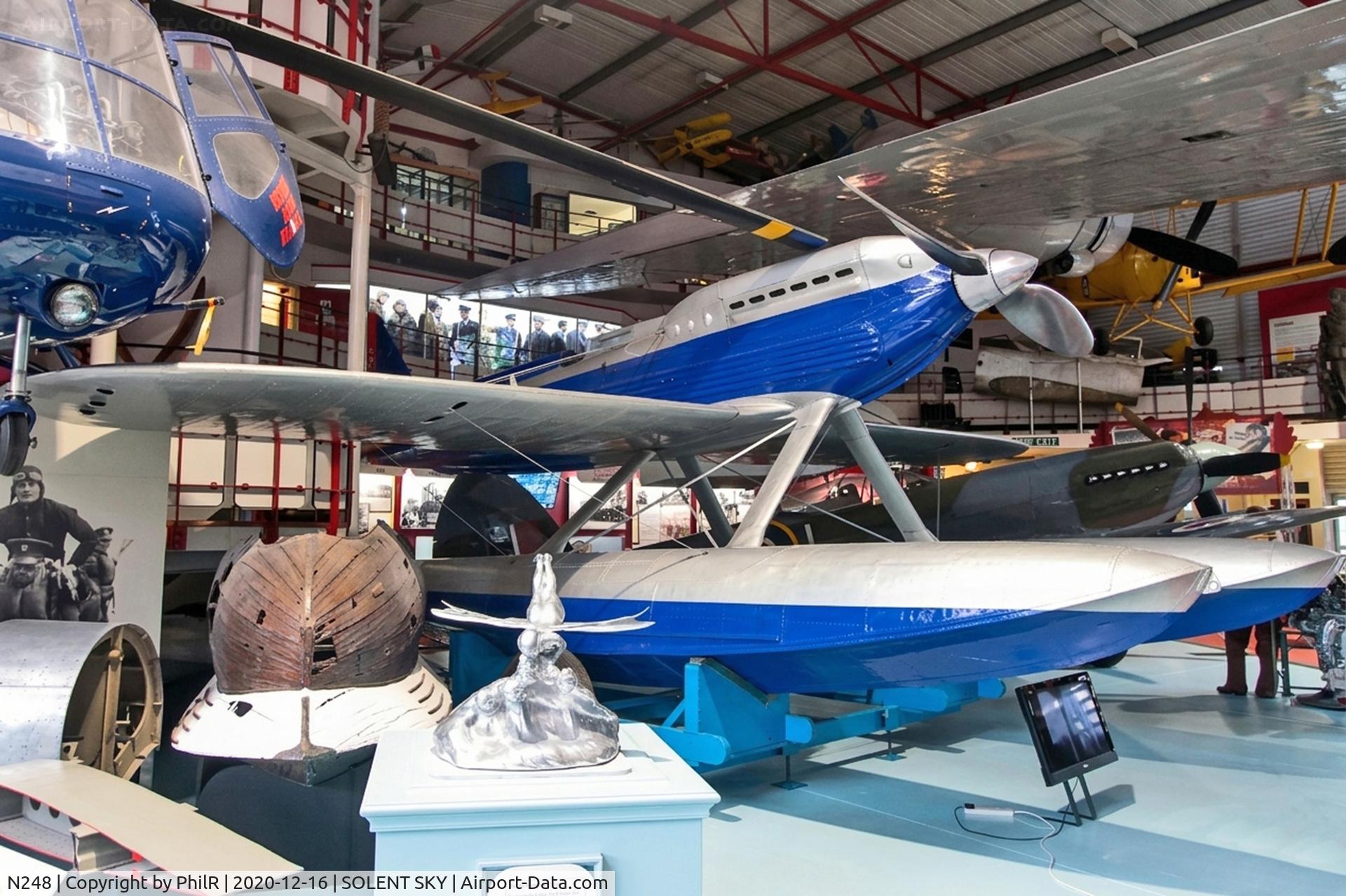 N248, 1929 Supermarine S-6A C/N 344, N248 1929 Supermarine S6A Solent Sky Museum 
