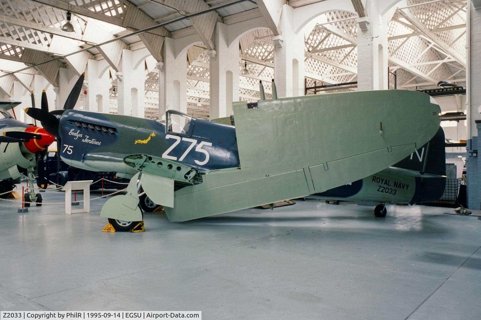 Z2033, 1944 Fairey Firefly 1 C/N F.5607, Z2033 (G-ASTL) 1944 Fairey Firefly TT1 RN Duxford