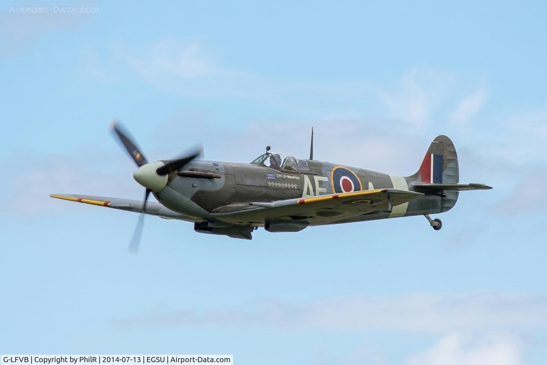G-LFVB, 1942 Supermarine 349 Spitfire LF.Vb C/N CBAF.2403, EP120 (G-LFVB) 1942 VS Spitfire LFVB RAF Duxford

