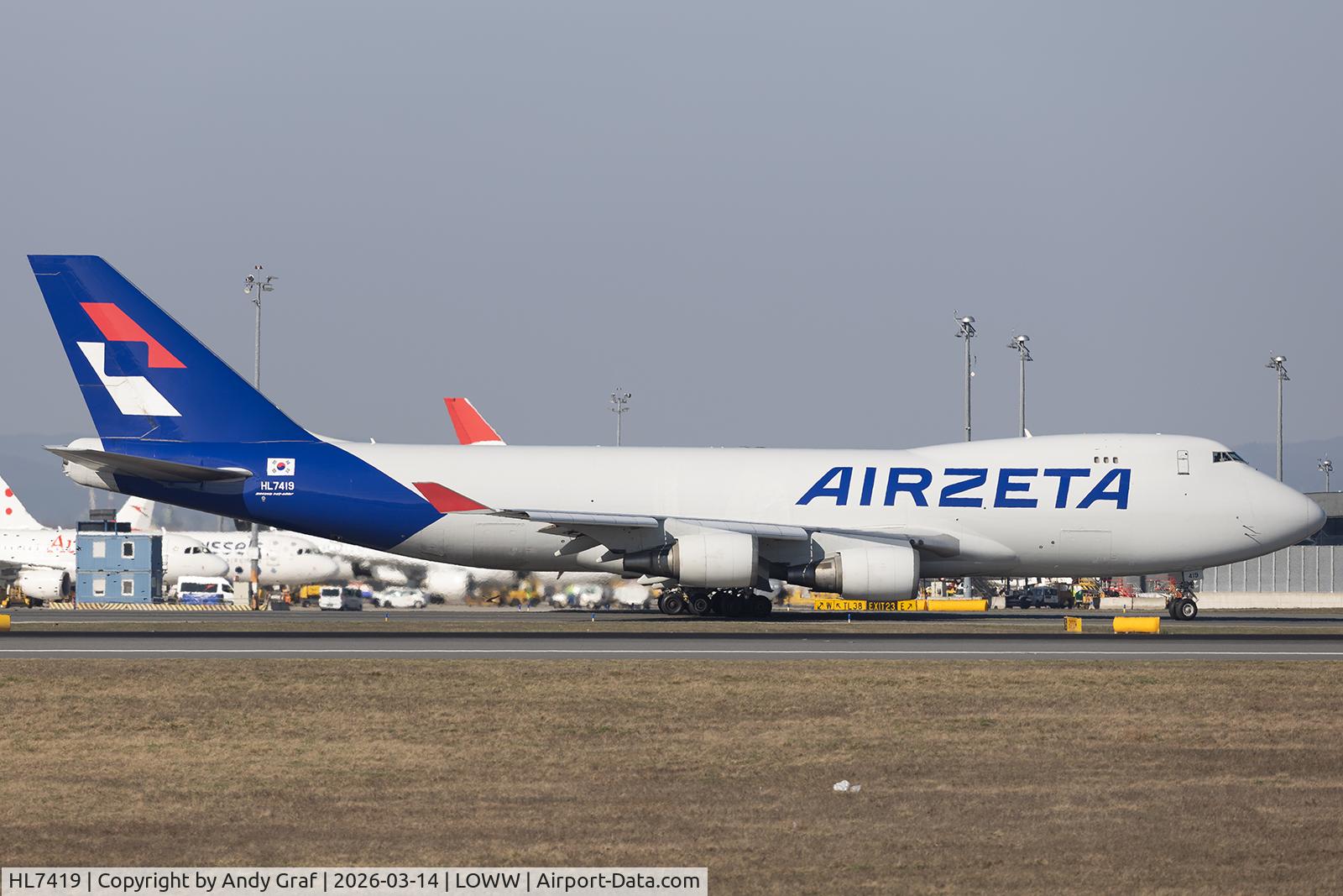 HL7419, 1994 Boeing 747-48EF (SCD) C/N 25781, Air Zeta 747-400