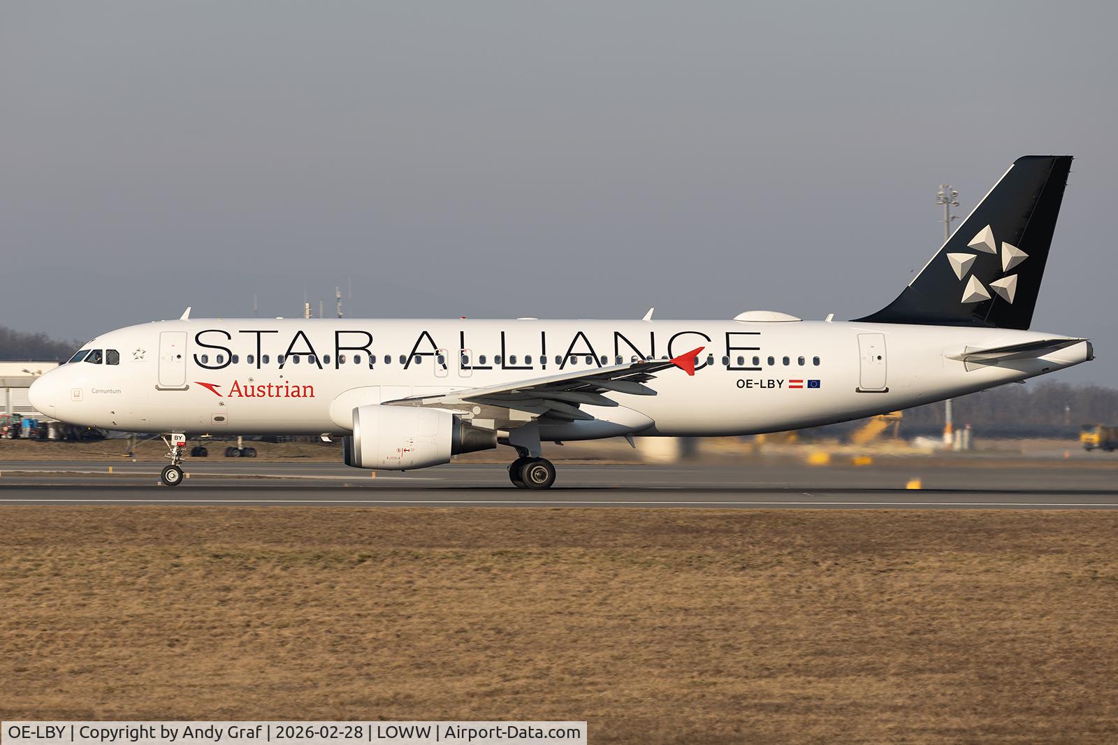 OE-LBY, 2012 Airbus A320-214 C/N 5122, Austrian A320