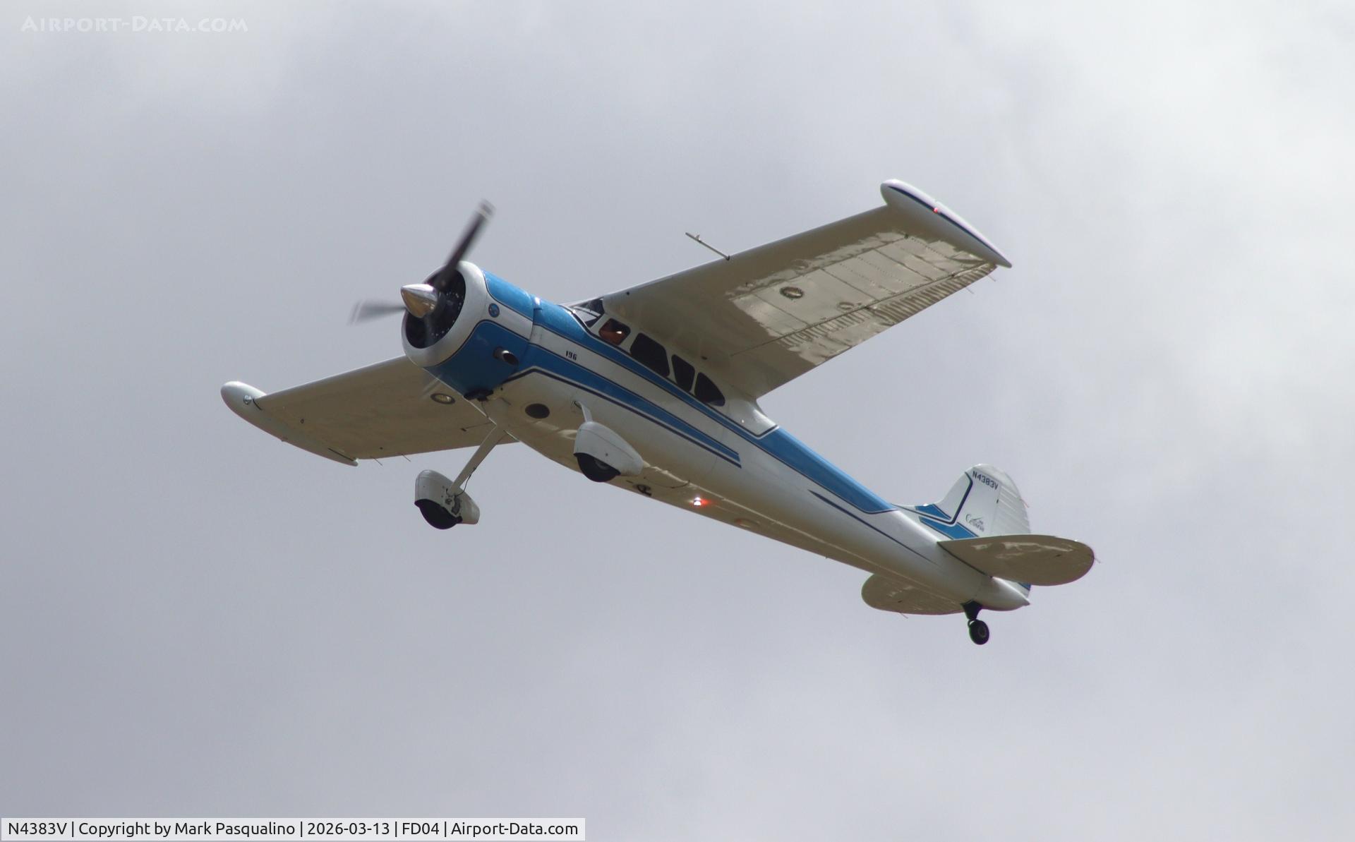 N4383V, 1949 Cessna 195 C/N 7305, Cessna 195