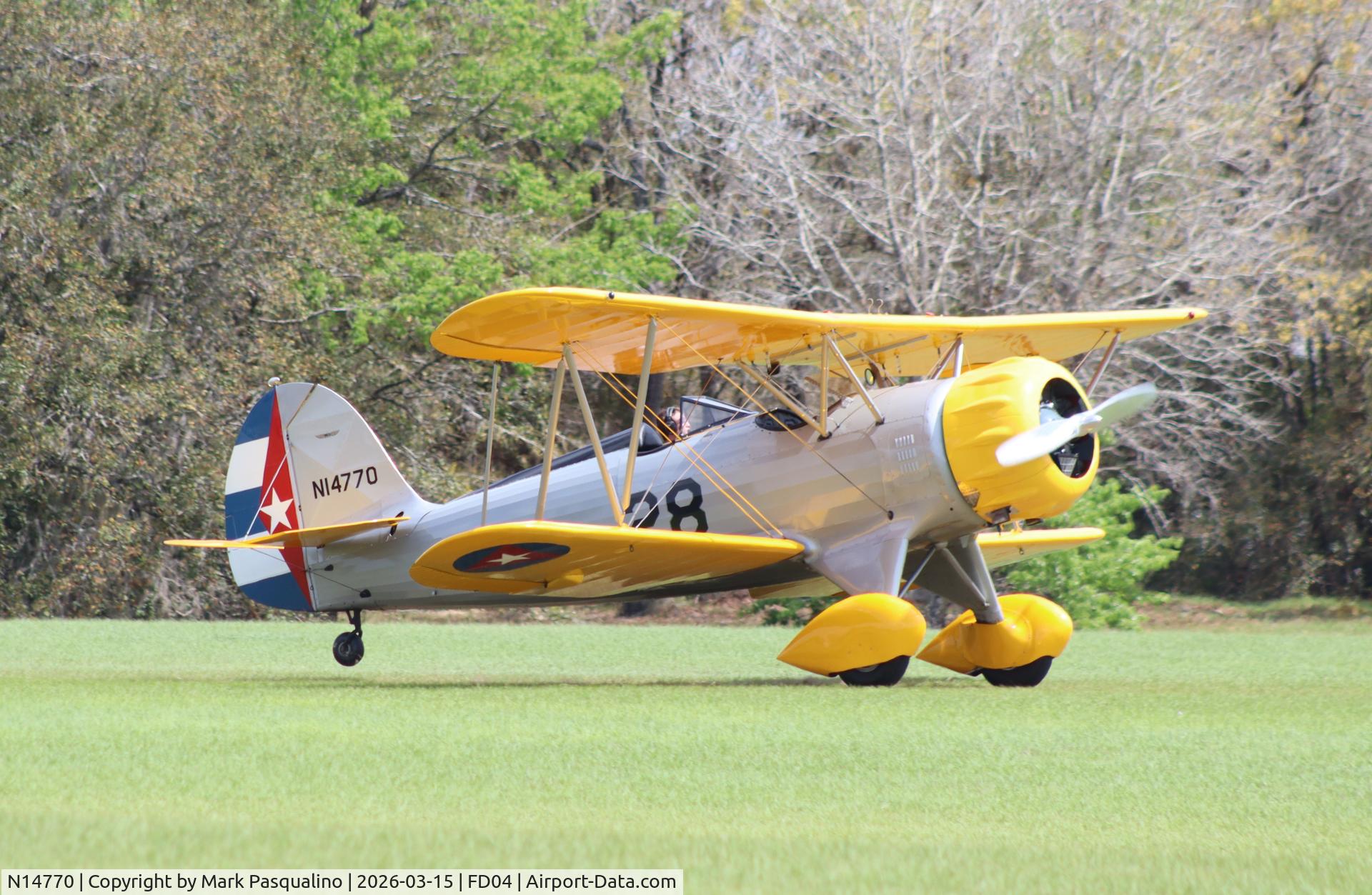 N14770, 1991 Classic Aircraft Corp WACO YMF C/N F5C043, Waco YMF