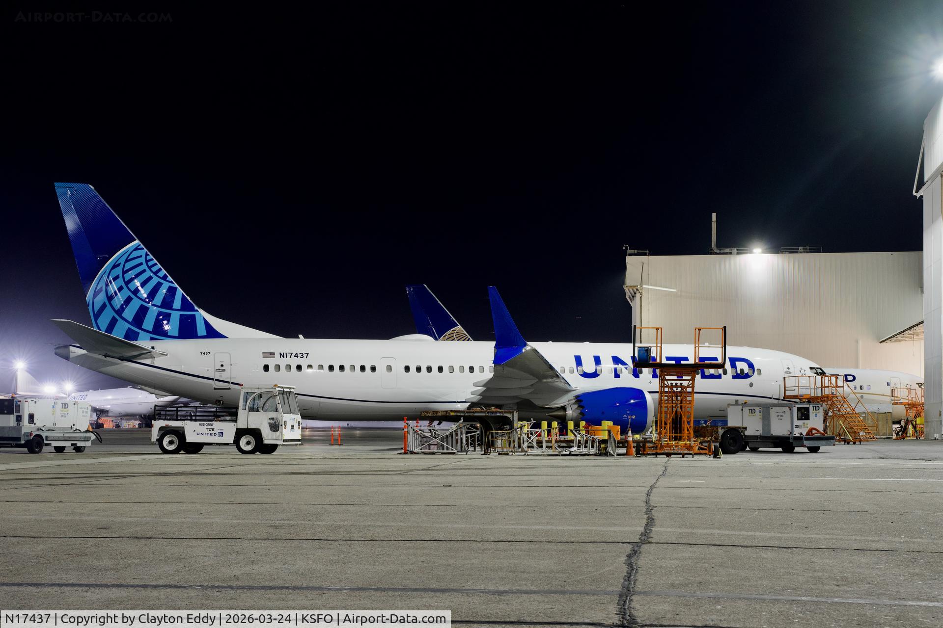 N17437, 2026 Boeing 737 MAX 9 C/N 43491, SFO 2026