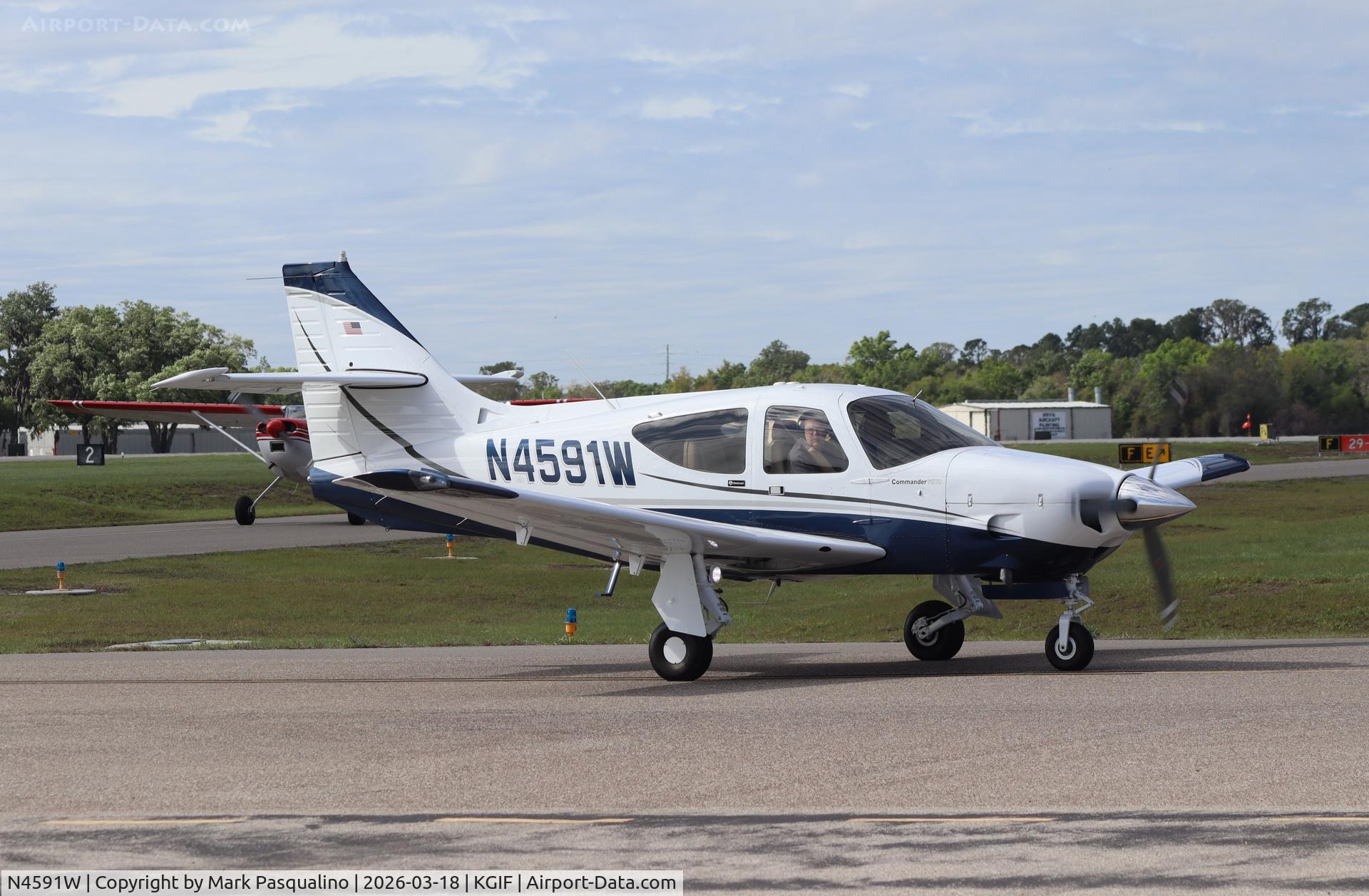 N4591W, 1976 Rockwell International 112TC Commander C/N 13081, Rockwell 112TC