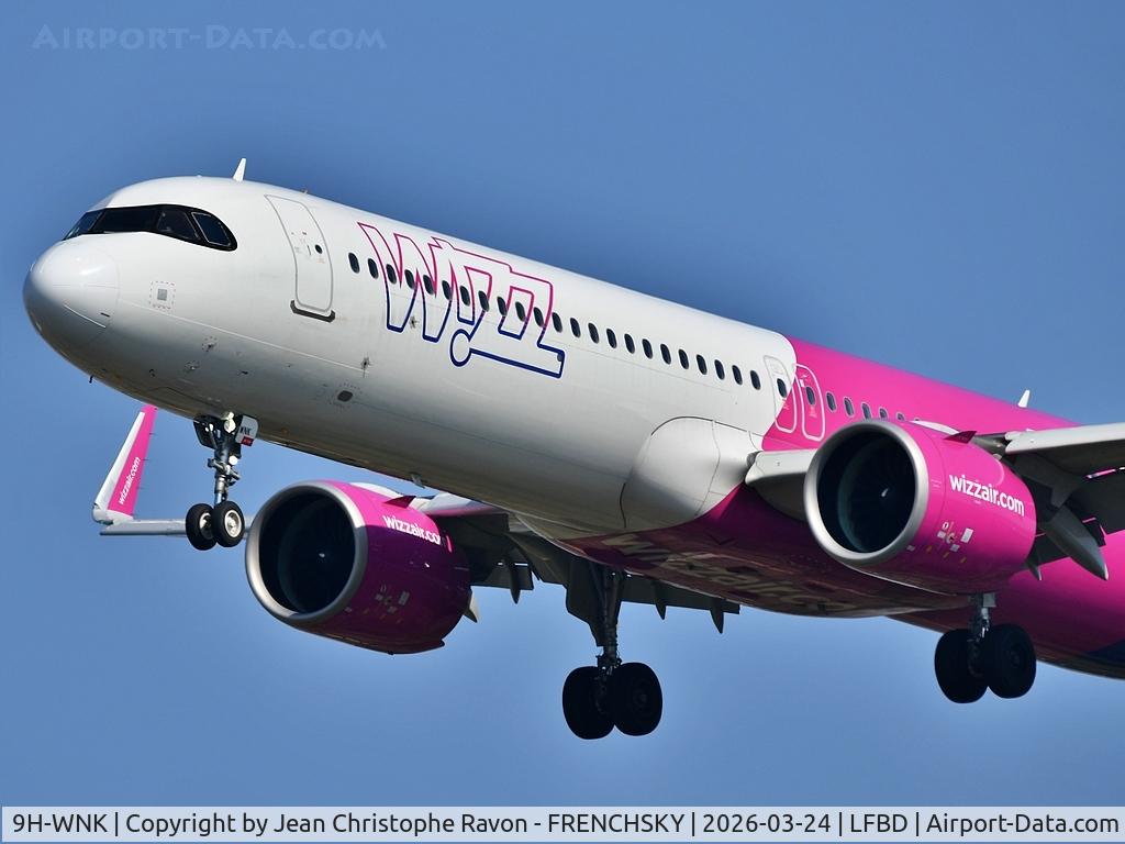 9H-WNK, 2024 Airbus A321-271NX NEO C/N 11816, Rome (FCO)	Bordeaux (BOD)	W46199