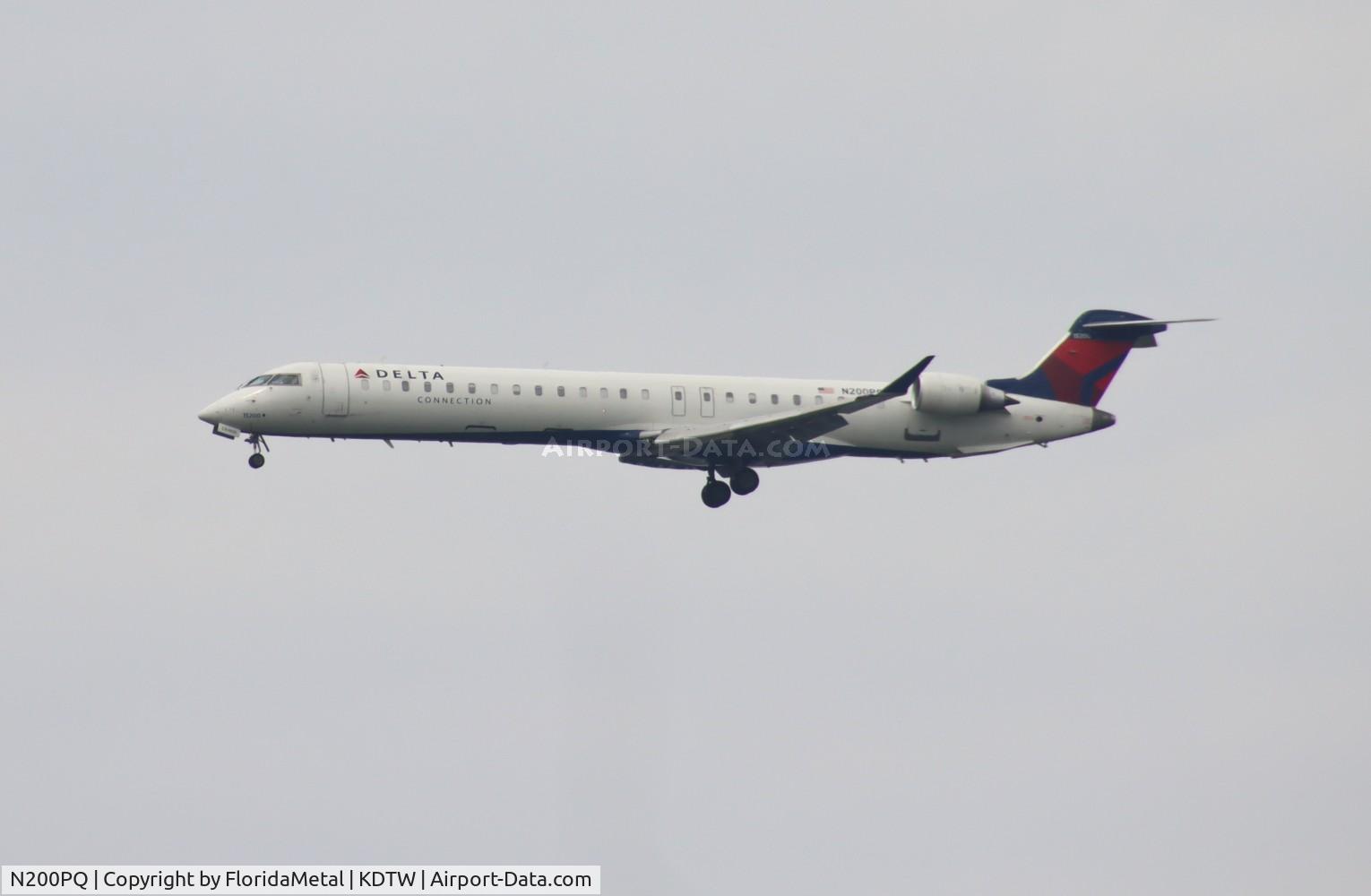 N200PQ, 2008 Bombardier CRJ-900ER (CL-600-2D24) C/N 15200, EDV/DAL CRJ9 zx