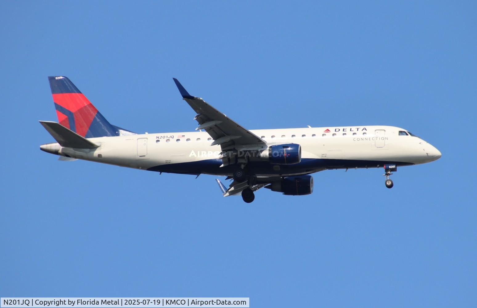 N201JQ, 2008 Embraer 175LR (ERJ-170-200LR) C/N 17000235, RPA/DAL E175 zx rdu-mco