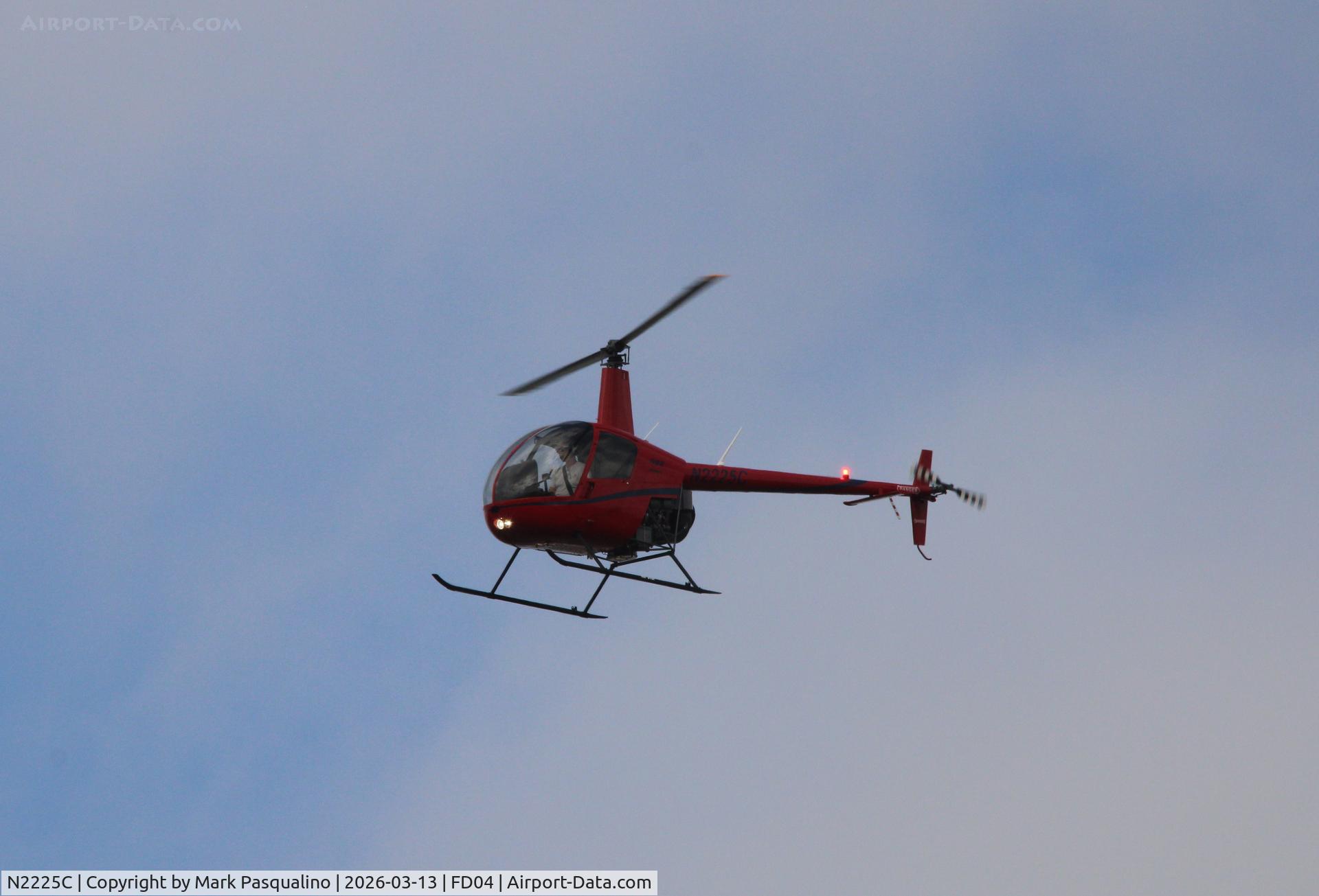 N2225C, 2025 Robinson R22 C/N 4917, Robinson R22