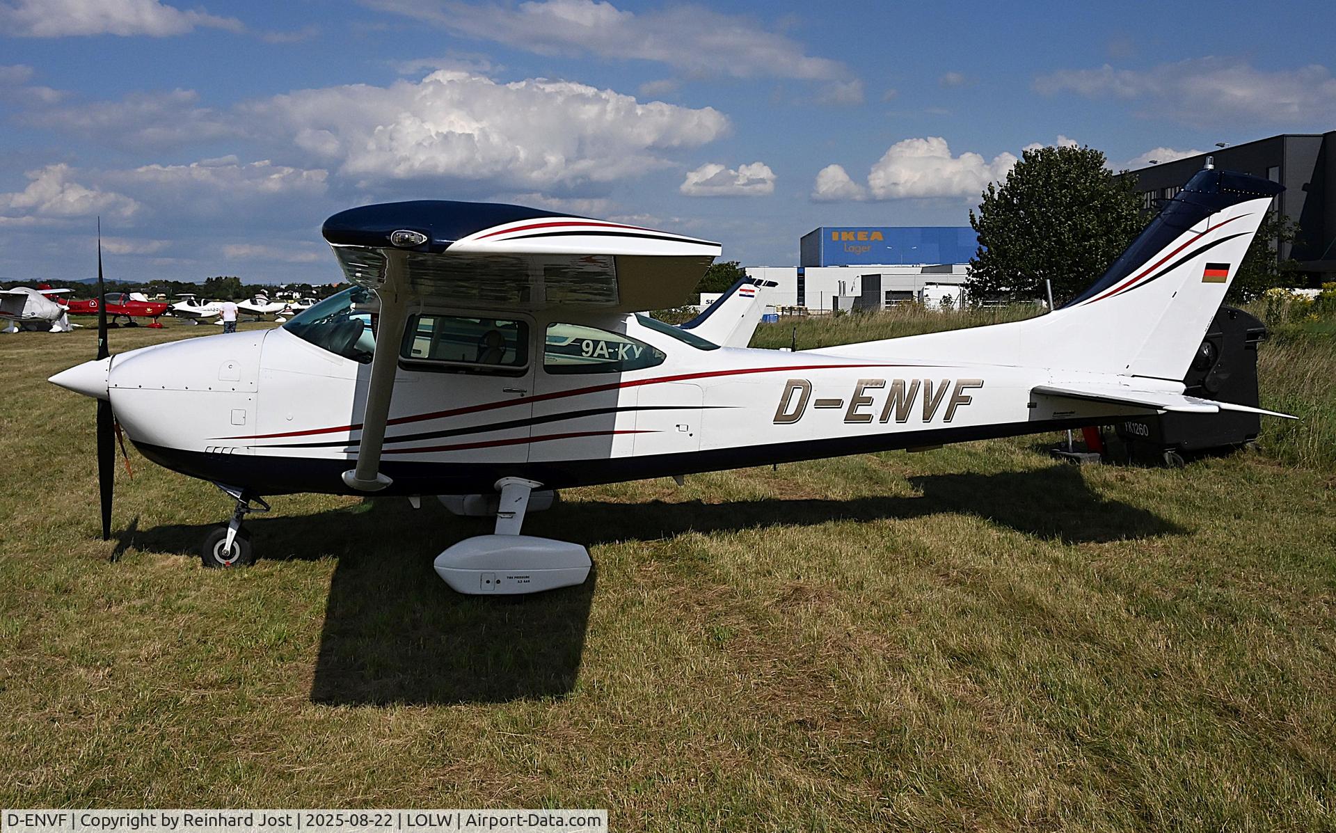 D-ENVF, 1978 Cessna 182Q Skylane C/N 18266288, Skylane visiting the Rotax Days 2025 at Wels, Austria