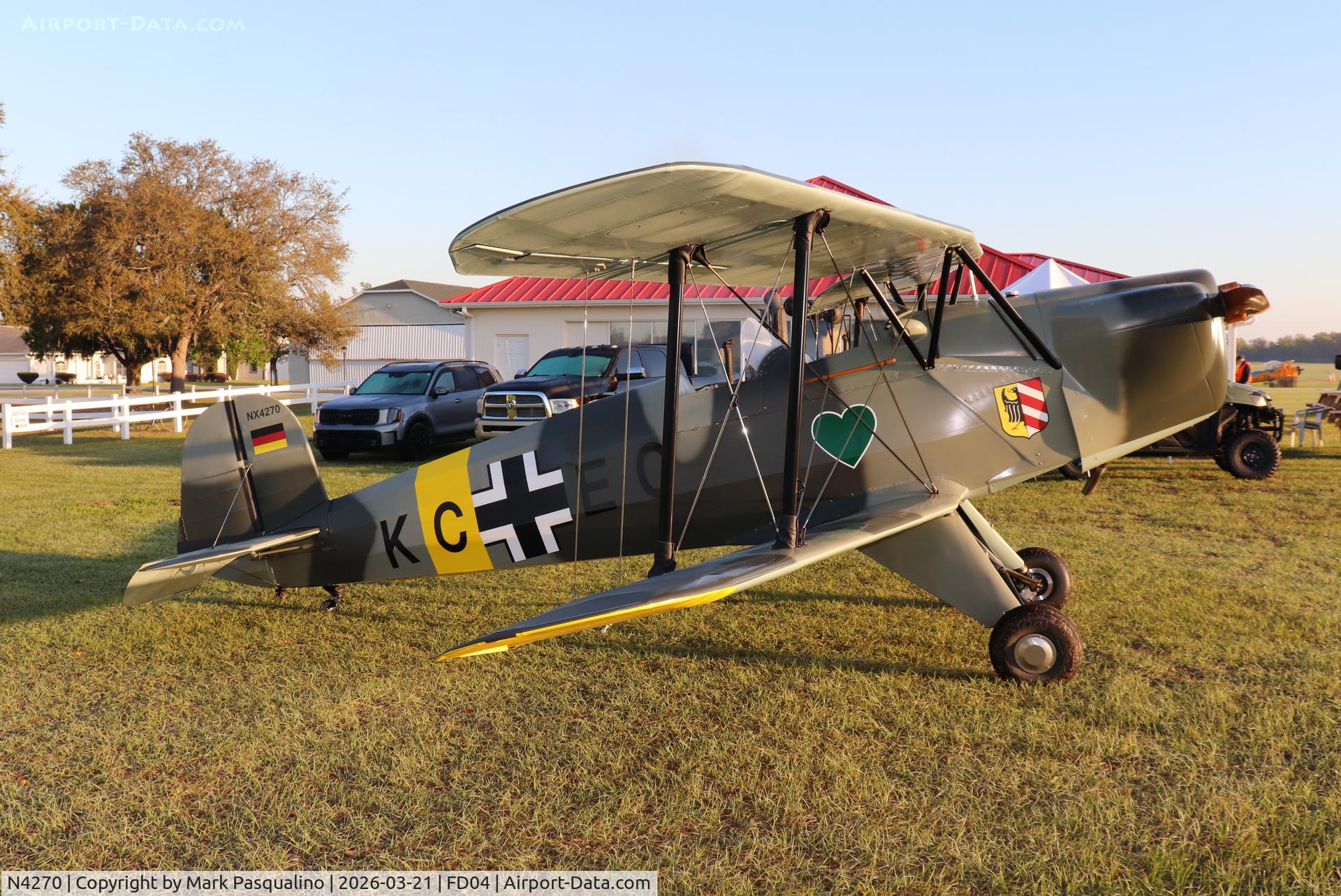 N4270, 1959 CASA 1-131 Jungmann C/N E3B-427, CASA 1-131 Jungman