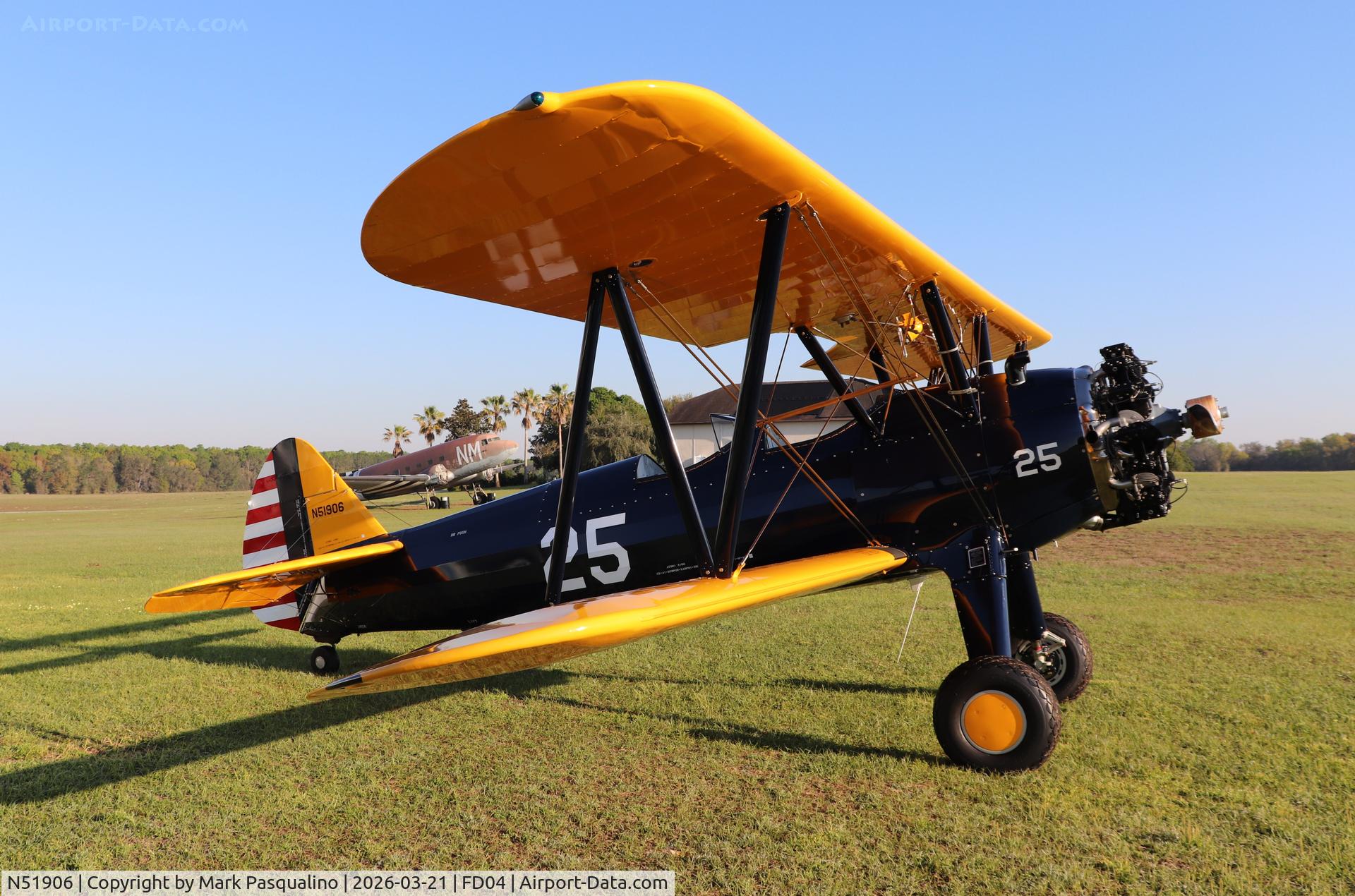 N51906, 1941 Boeing A75N1(PT17) C/N 75-2517, Stearman
