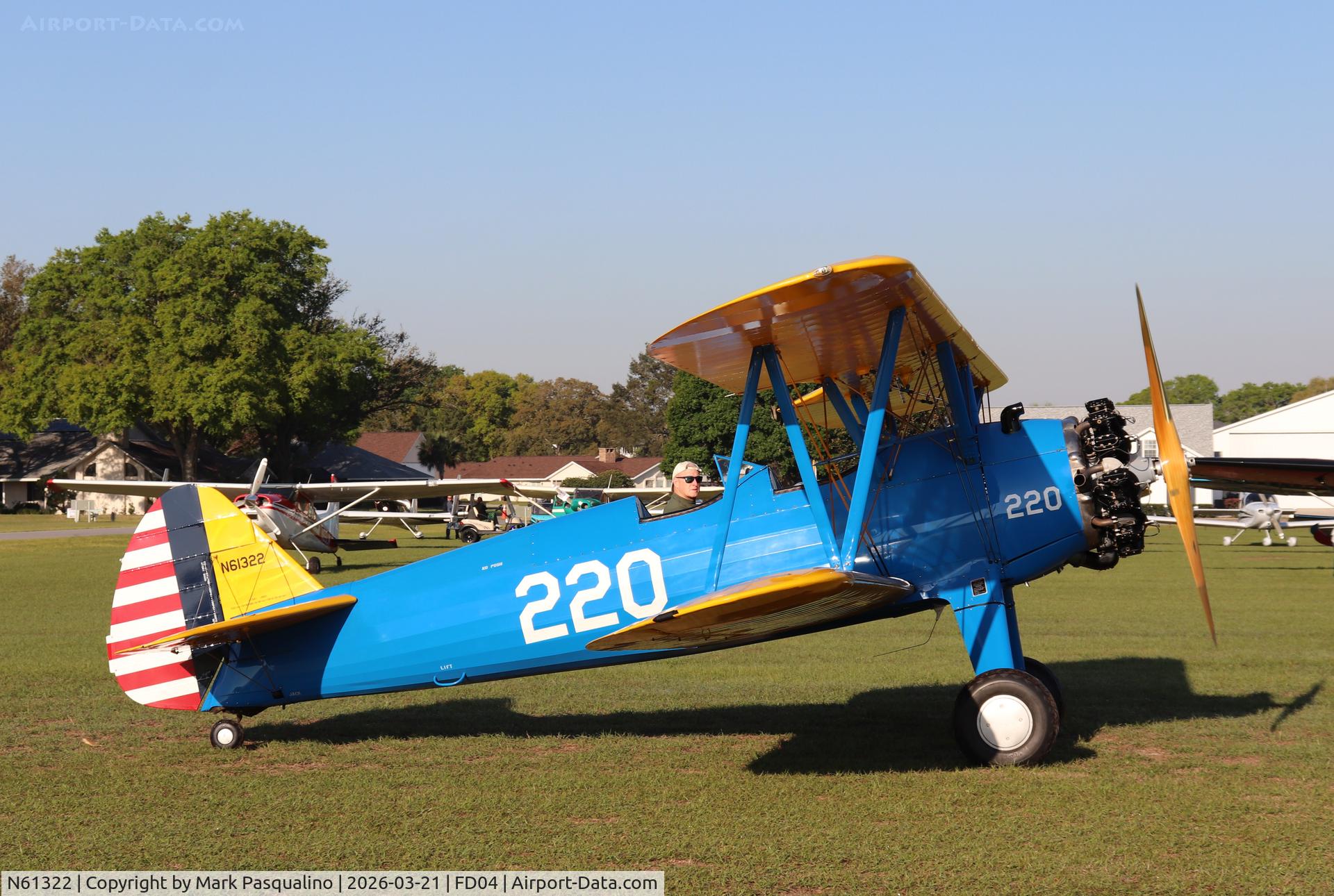 N61322, 1941 Boeing A75N1(PT17) C/N 75-1635, Stearman