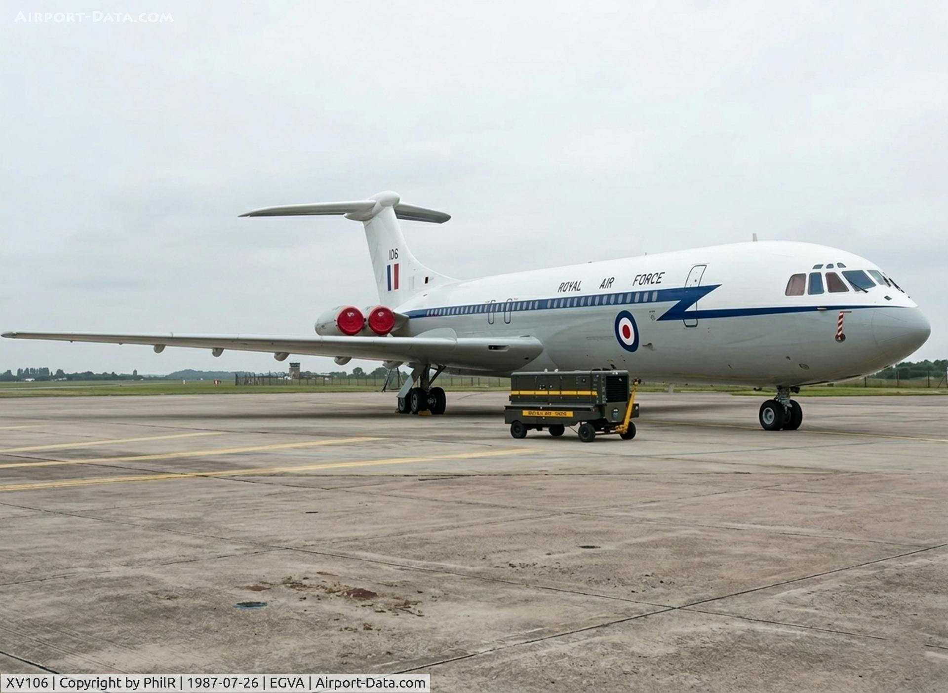 XV106, 1967 Vickers VC10 C.1K C/N 836, XV106 1967 VC-10 RAF IAT 07.87A
