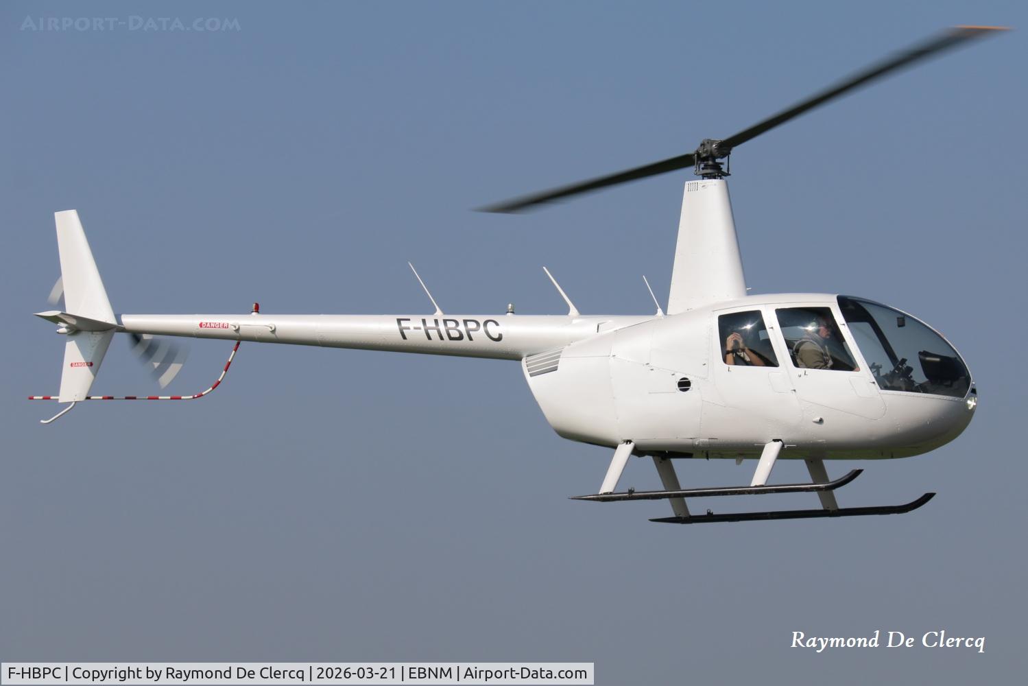 F-HBPC, 2010 Robinson R44 Raven II C/N 13081, At Namur-Suarlée.