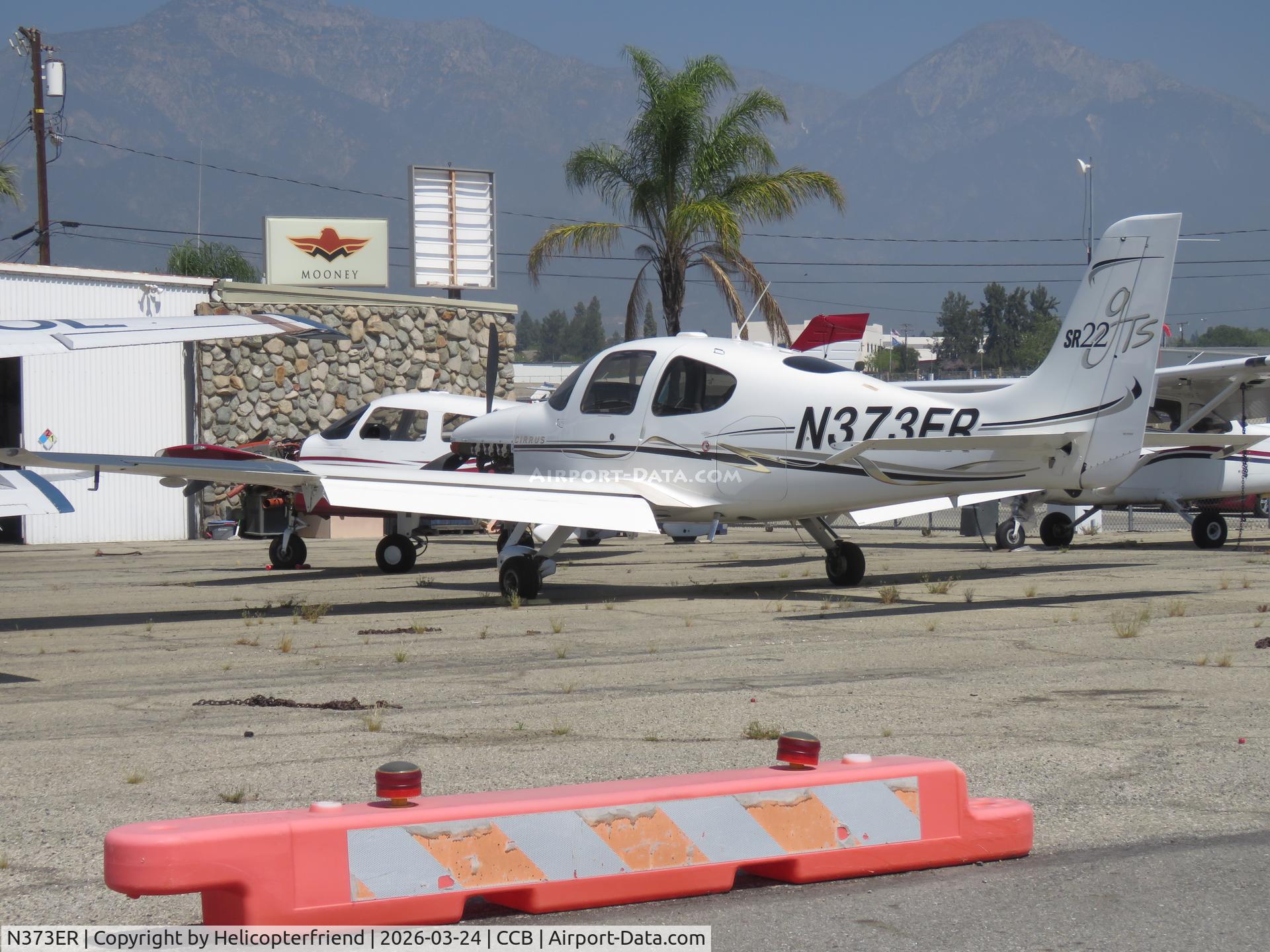 N373ER, 2006 Cirrus SR22 GTS C/N 1923, Being worked on at Foothill Aircraft