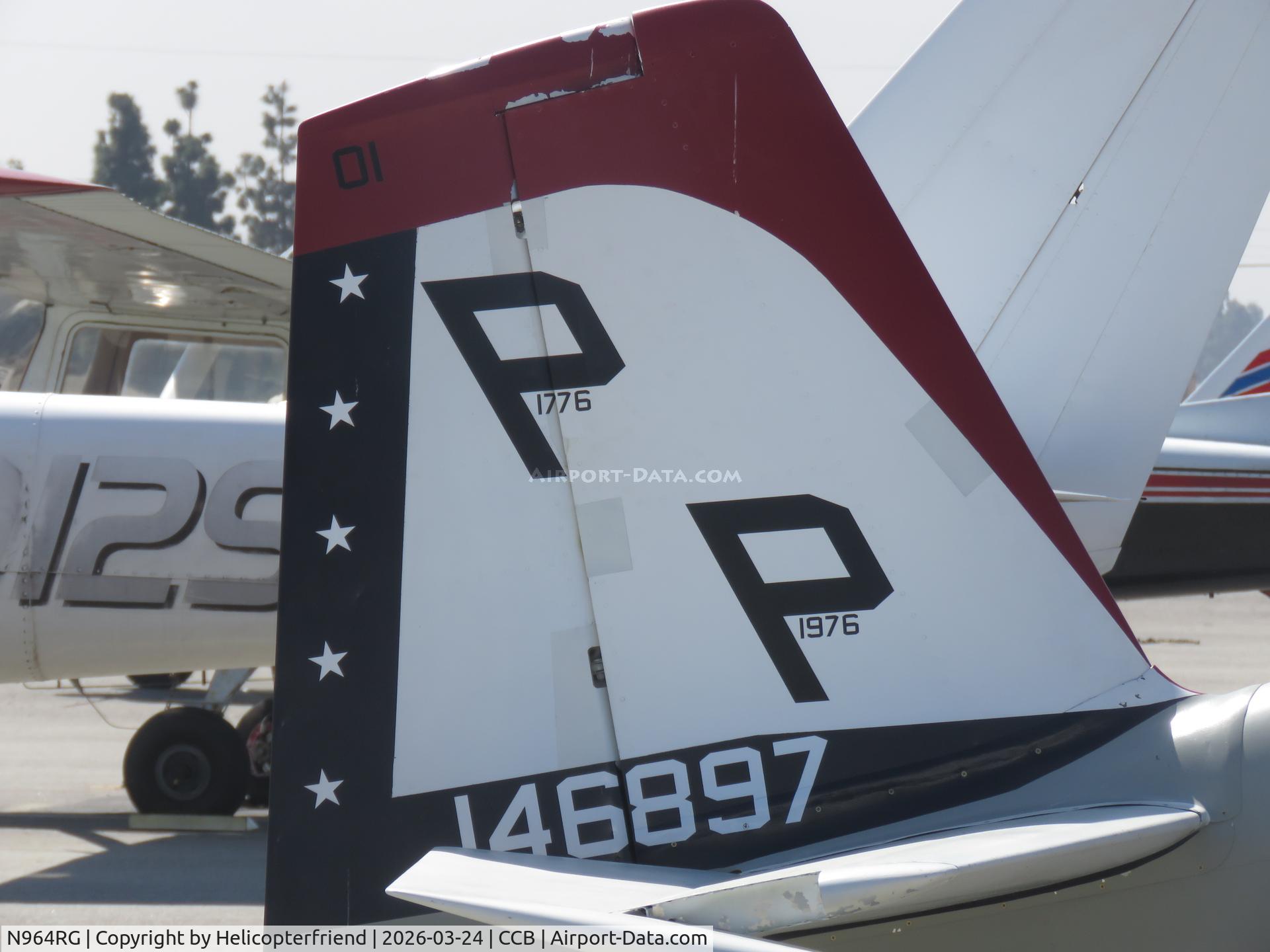 N964RG, 2020 Vans RV-8G C/N 83282, In memory of Vought F8U/F-8 Crusader