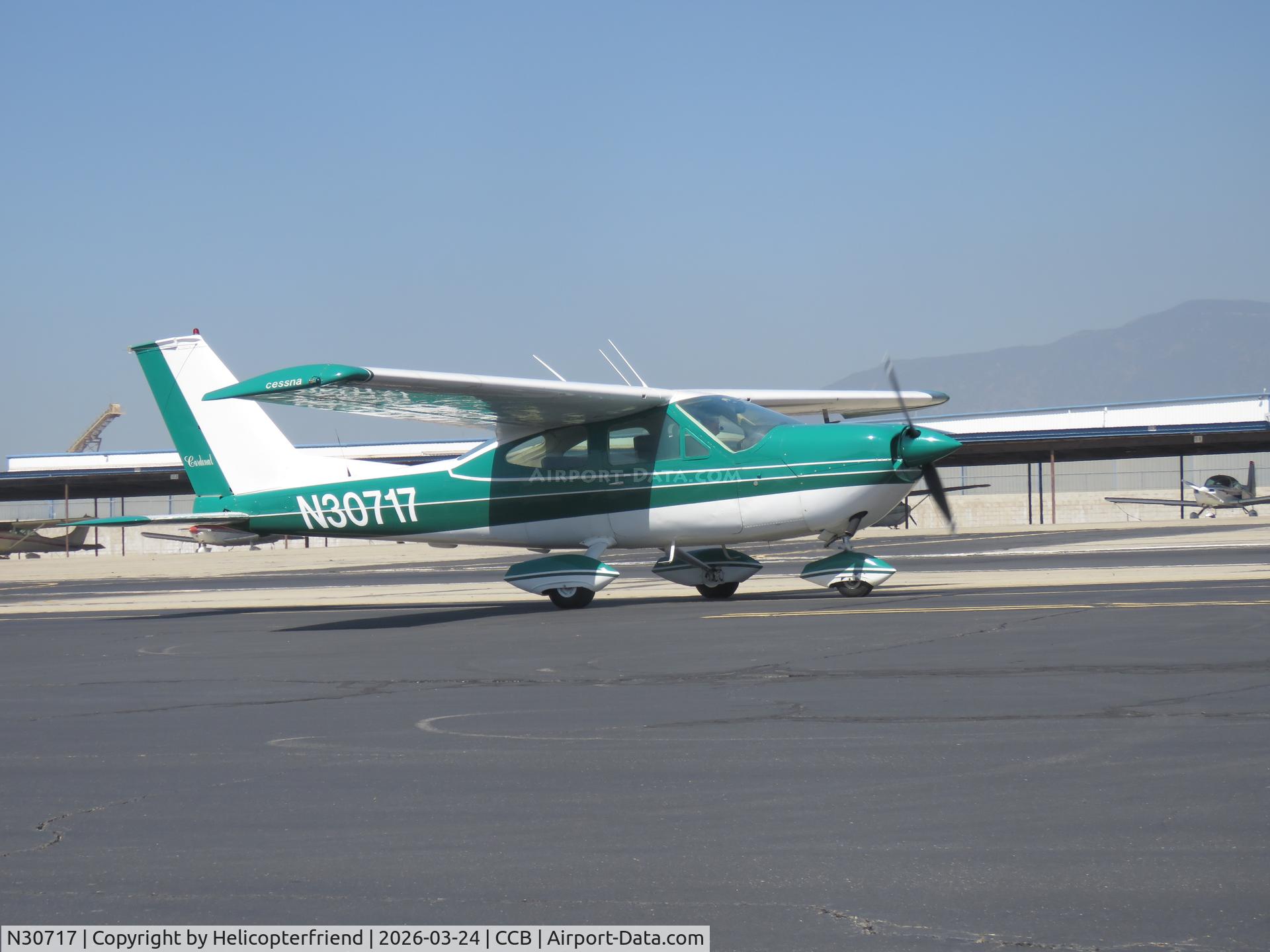 N30717, 1969 Cessna 177B Cardinal C/N 17701420, On taxiway Sierra