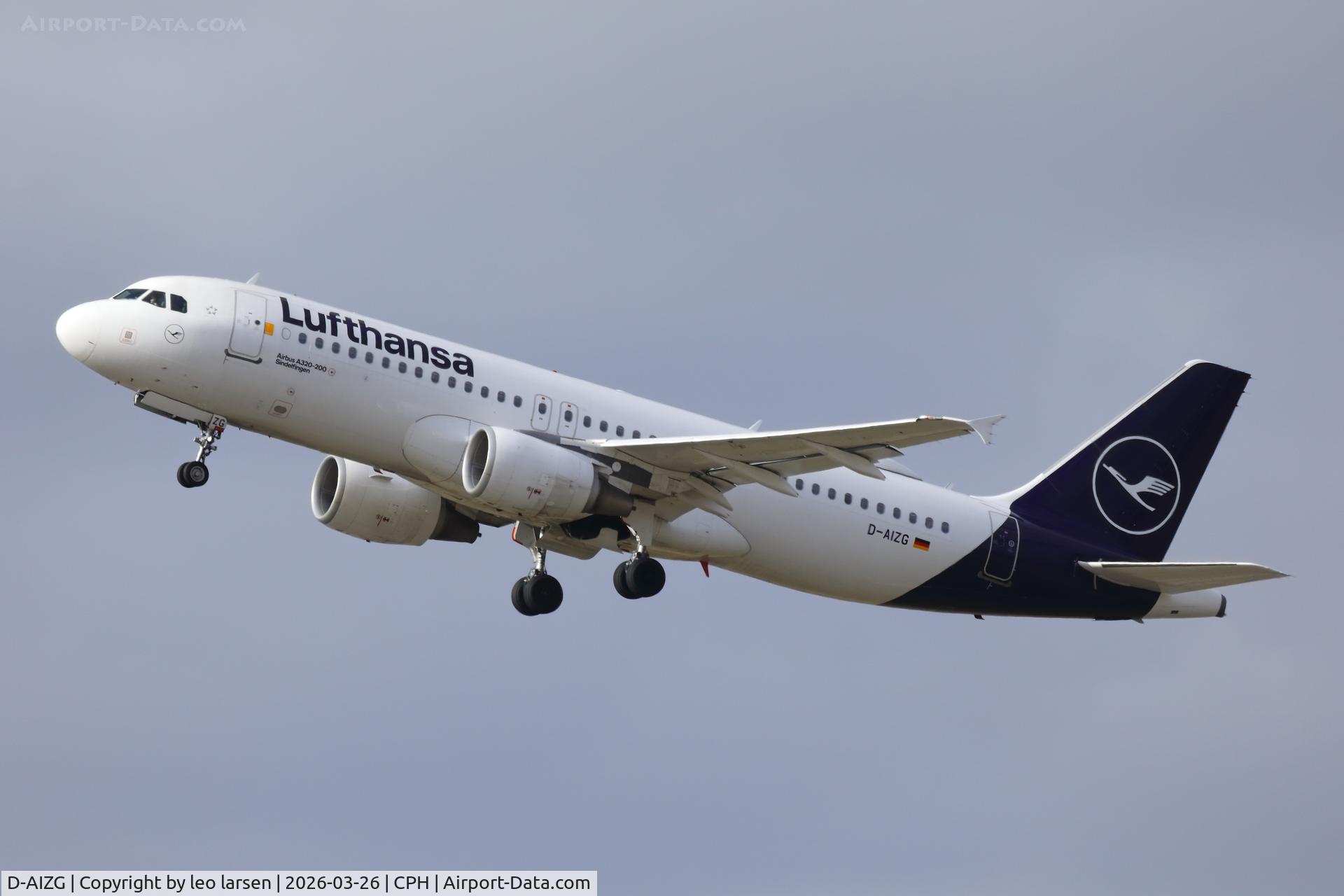 D-AIZG, 2010 Airbus A320-214 C/N 4324, Copenhagen 26.3.2026