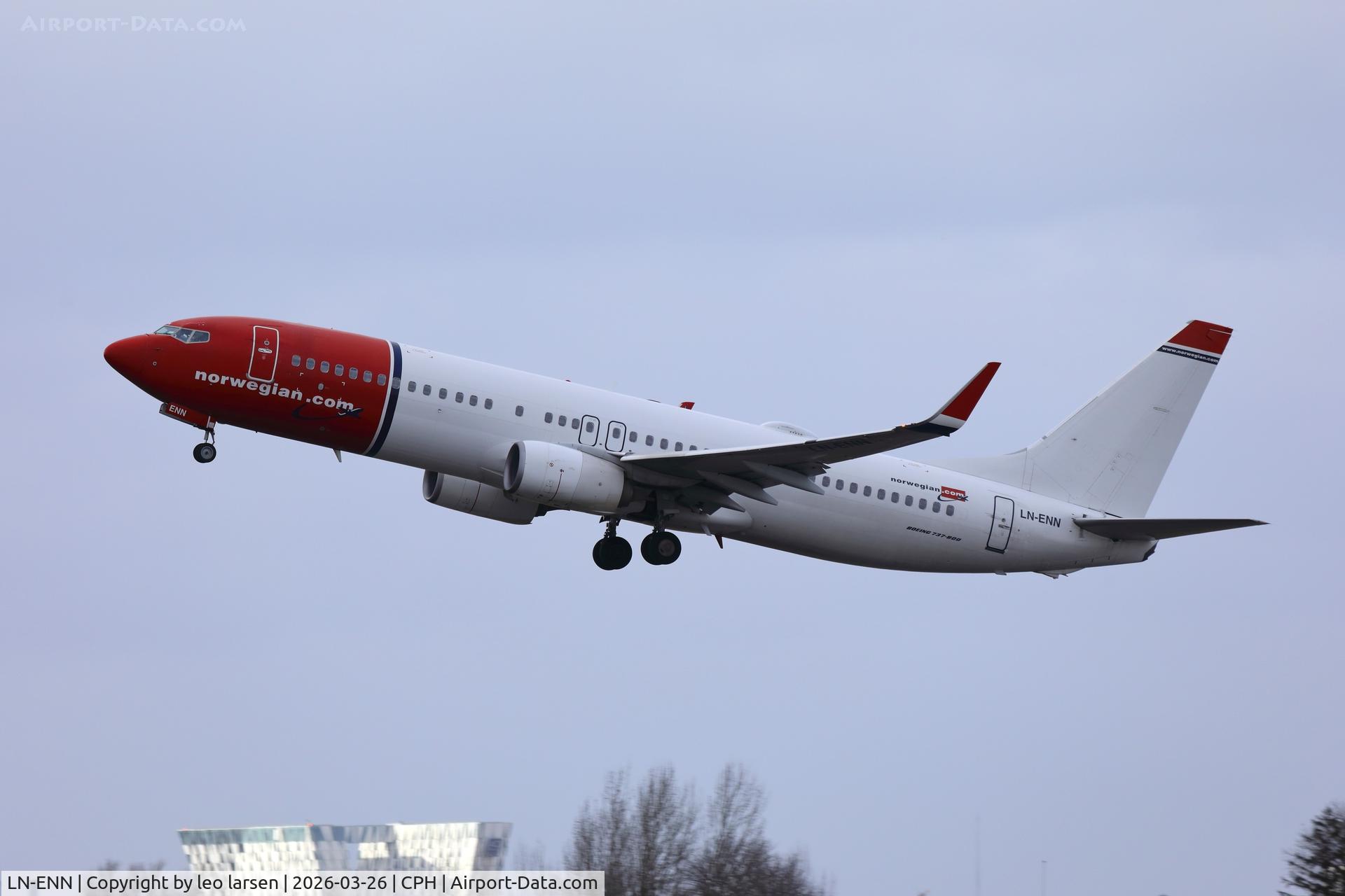 LN-ENN, 2016 Boeing 737-800 C/N 42082, Copenhagen 26.3.2026