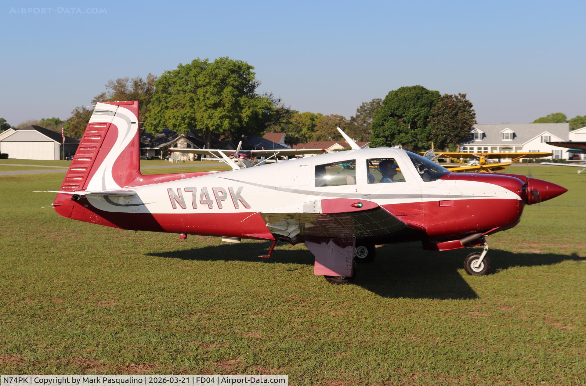 N74PK, 1974 Mooney M20E C/N 21-0035, Mooney M20E