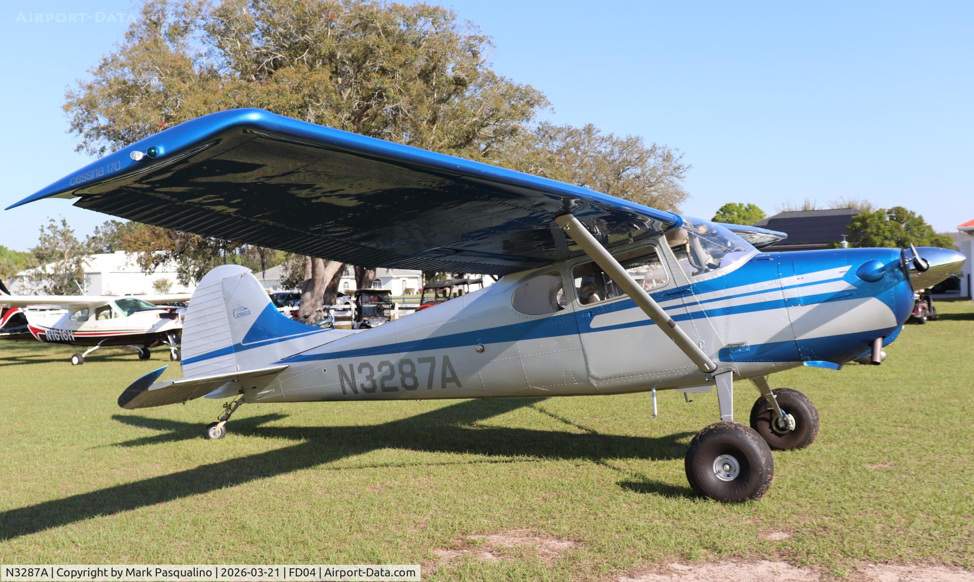 N3287A, 1953 Cessna 170B C/N 25931, Cessna 170B