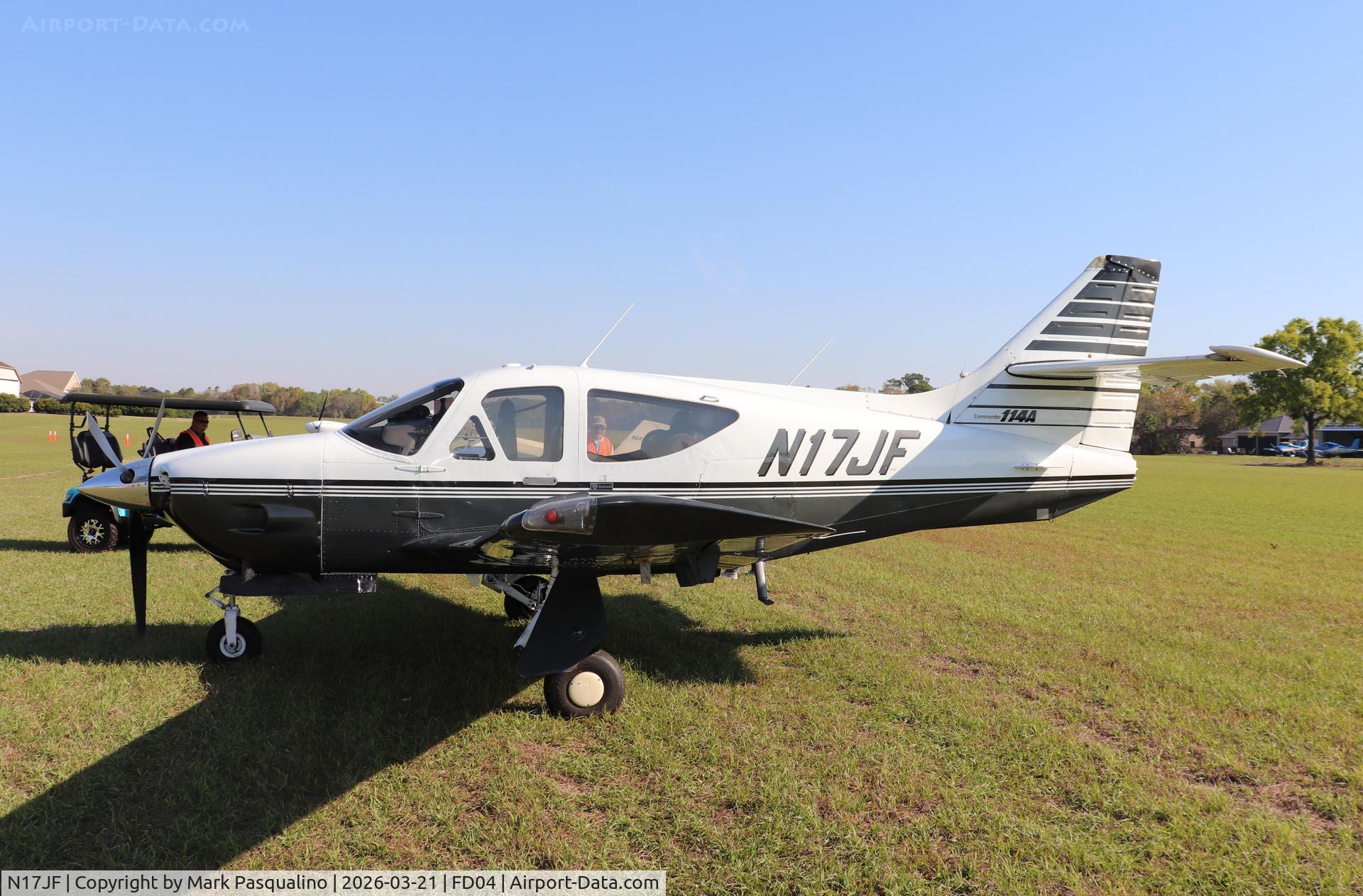 N17JF, 1979 Rockwell International 114A Commander C/N 14503, Rockwell 114A