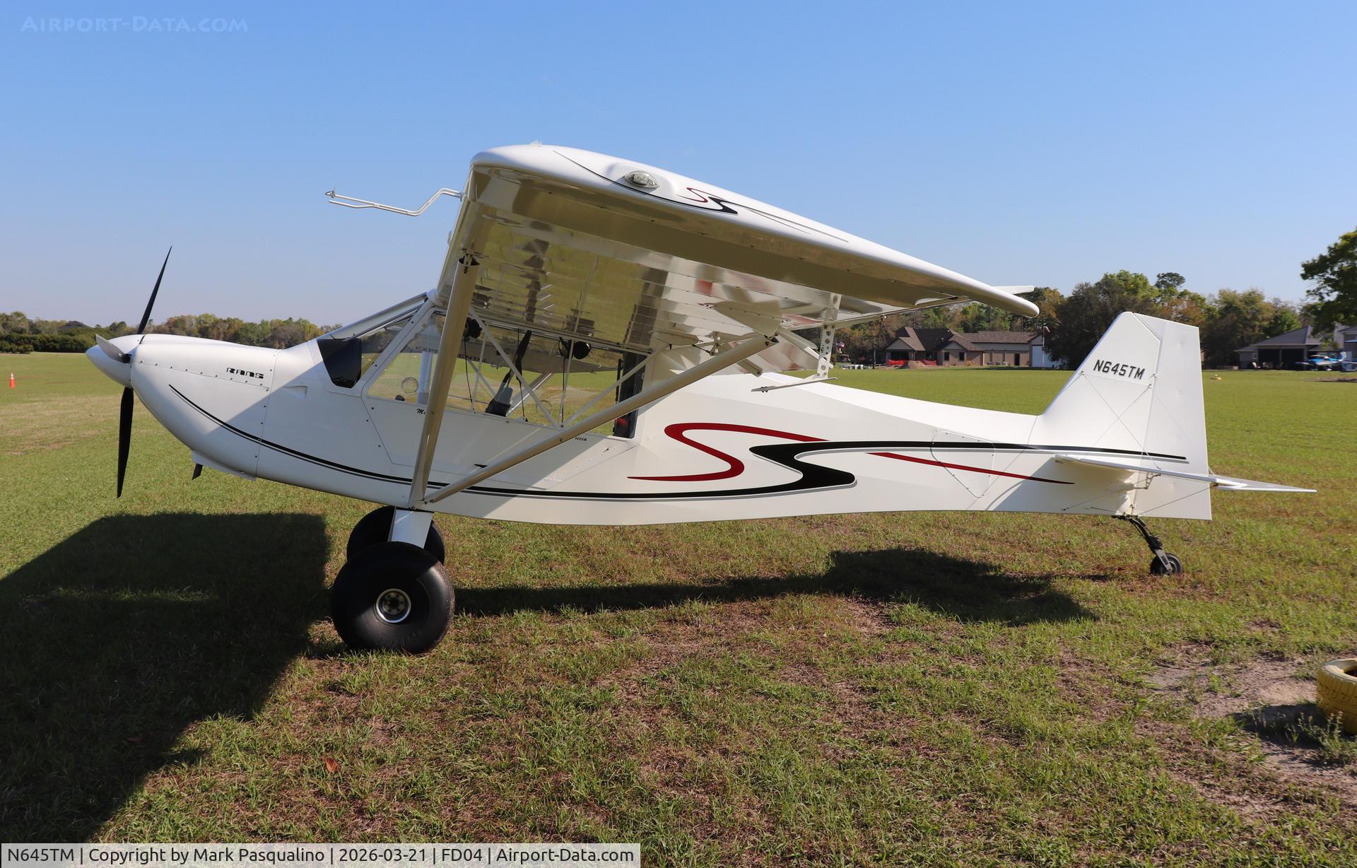 N645TM, Rans S-7S Courier C/N 0508509, Rans S-7S Courier