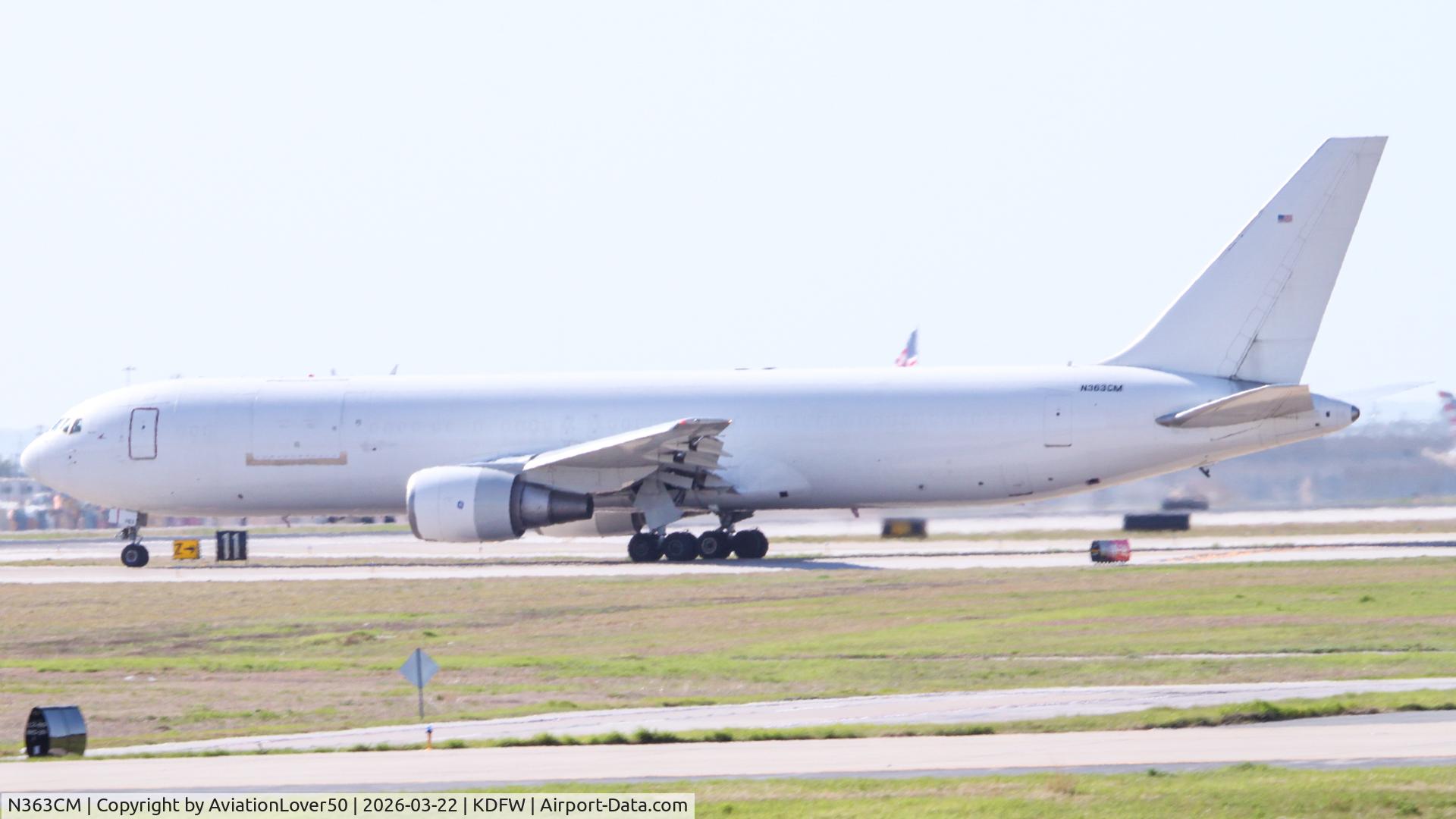 N363CM, 1990 Boeing 767-338 C/N 24853, ABX 763F