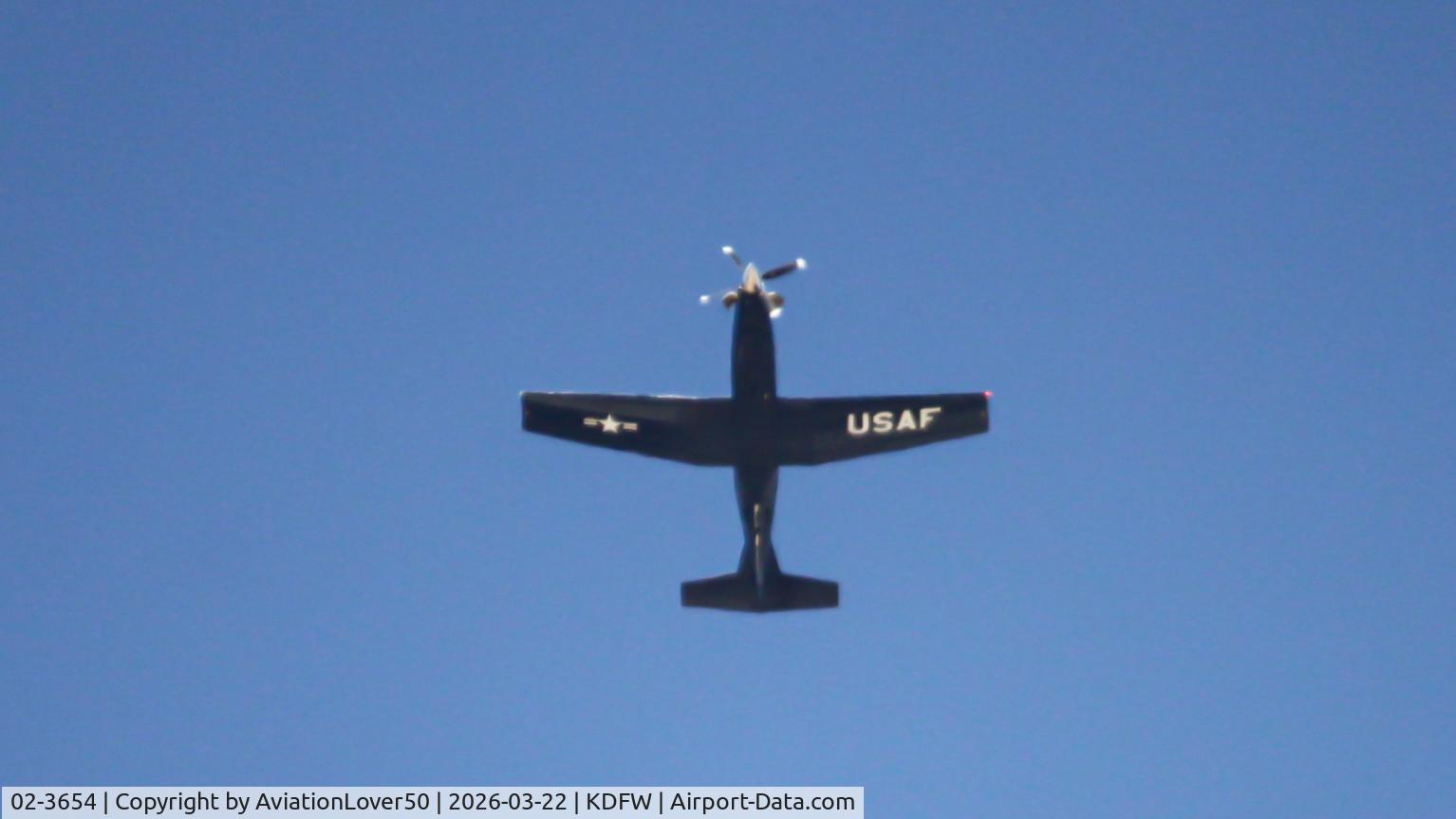 02-3654, 2002 Raytheon T-6A Texan II C/N PT-196, T-6A