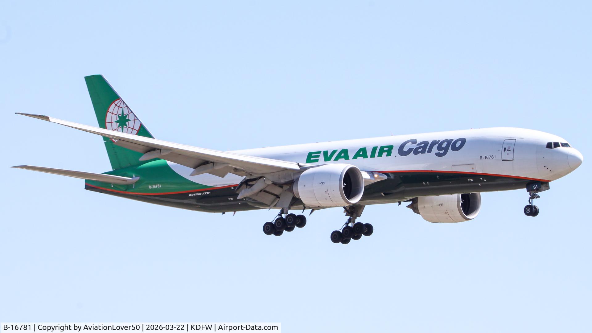 B-16781, 2017 Boeing 777-F5E C/N 62824, EVA Cargo 777F
