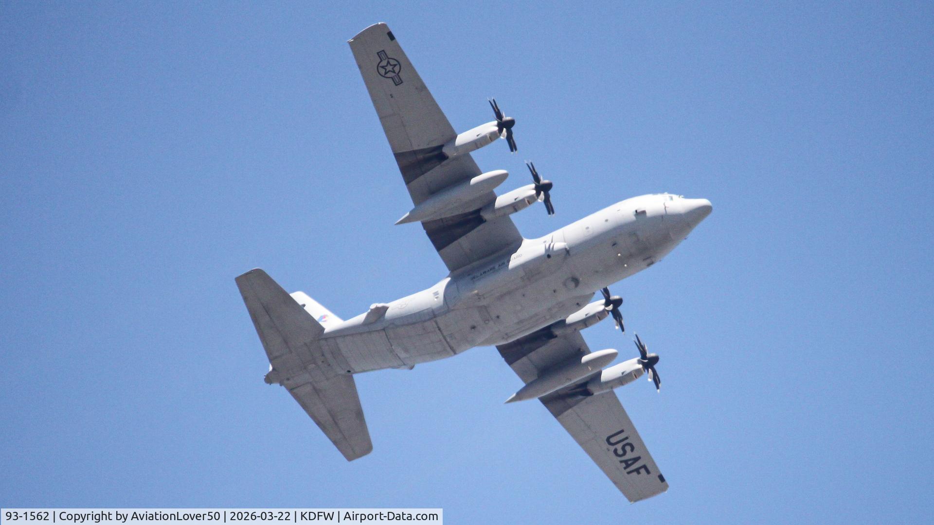 93-1562, 1993 Lockheed C-130H-3 Hercules C/N 382-5366, C-130H