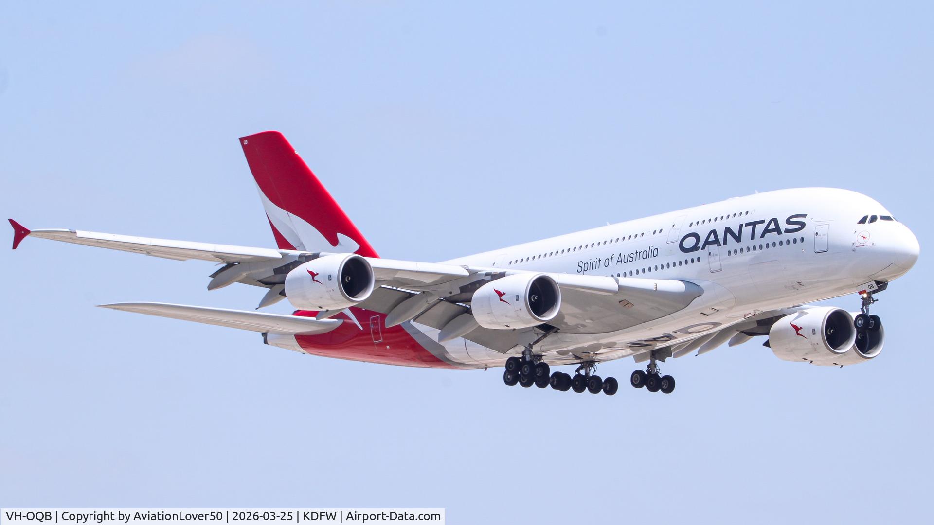 VH-OQB, 2008 Airbus A380-842 C/N 015, Qantas A380