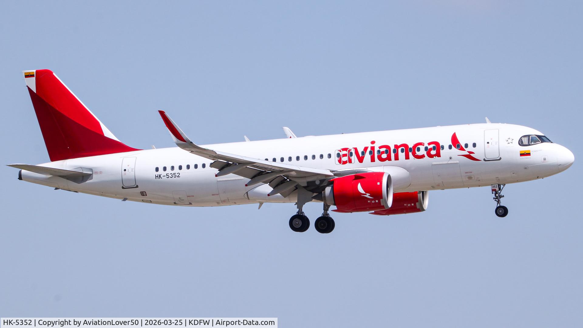 HK-5352, 2020 Airbus A320-251N C/N 10138, Avianca A320neo