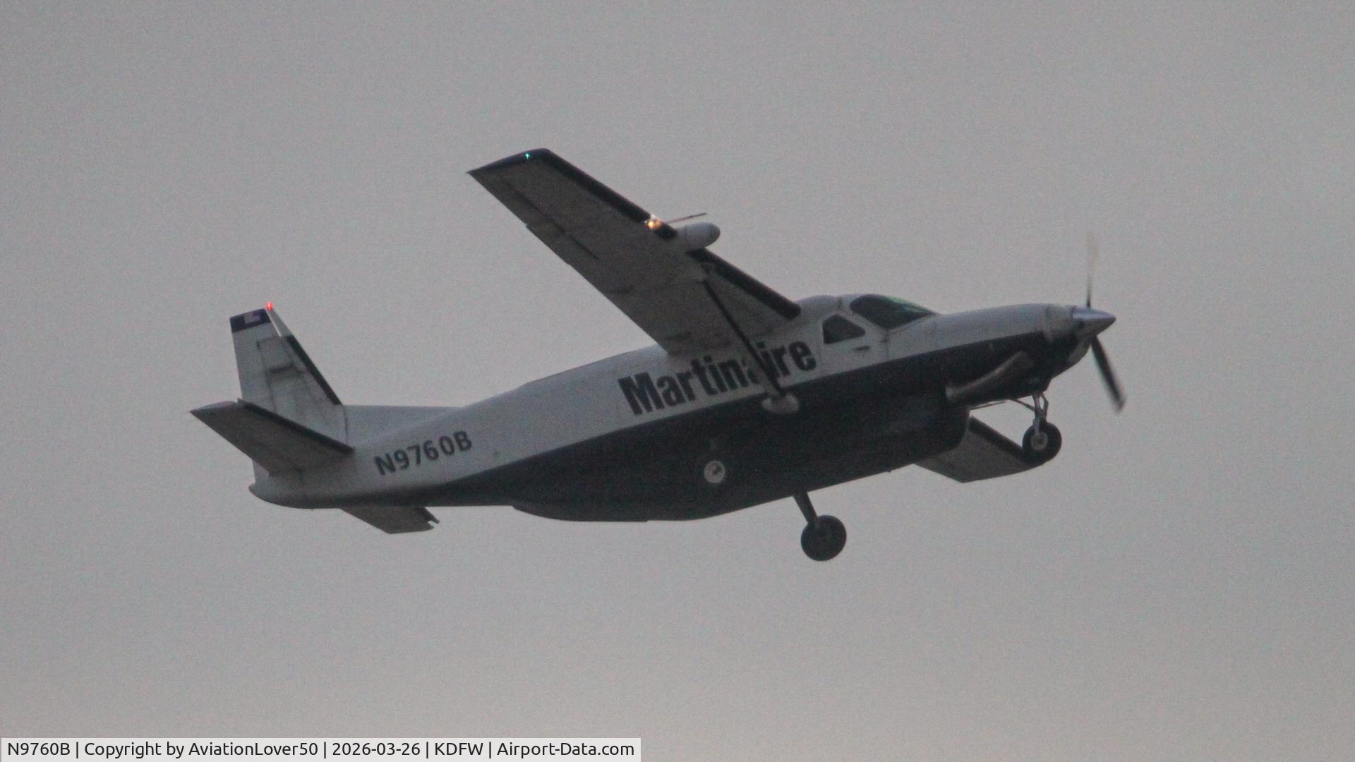 N9760B, 1988 Cessna 208B C/N 208B0102, Martinaire Super Cargomaster