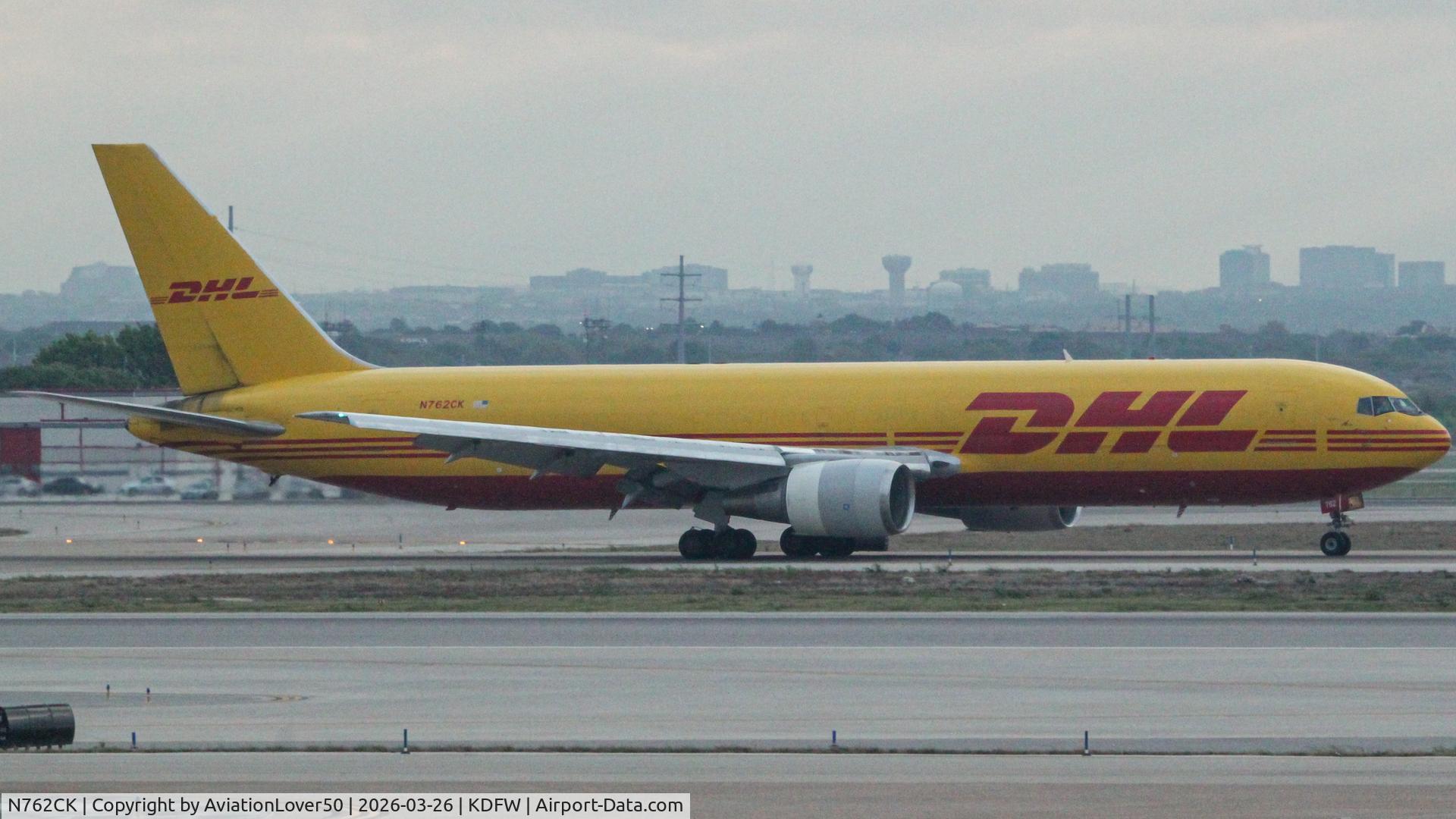 N762CK, 1992 Boeing 767-3P6/ER C/N 26236, DHL/ABX 763F
