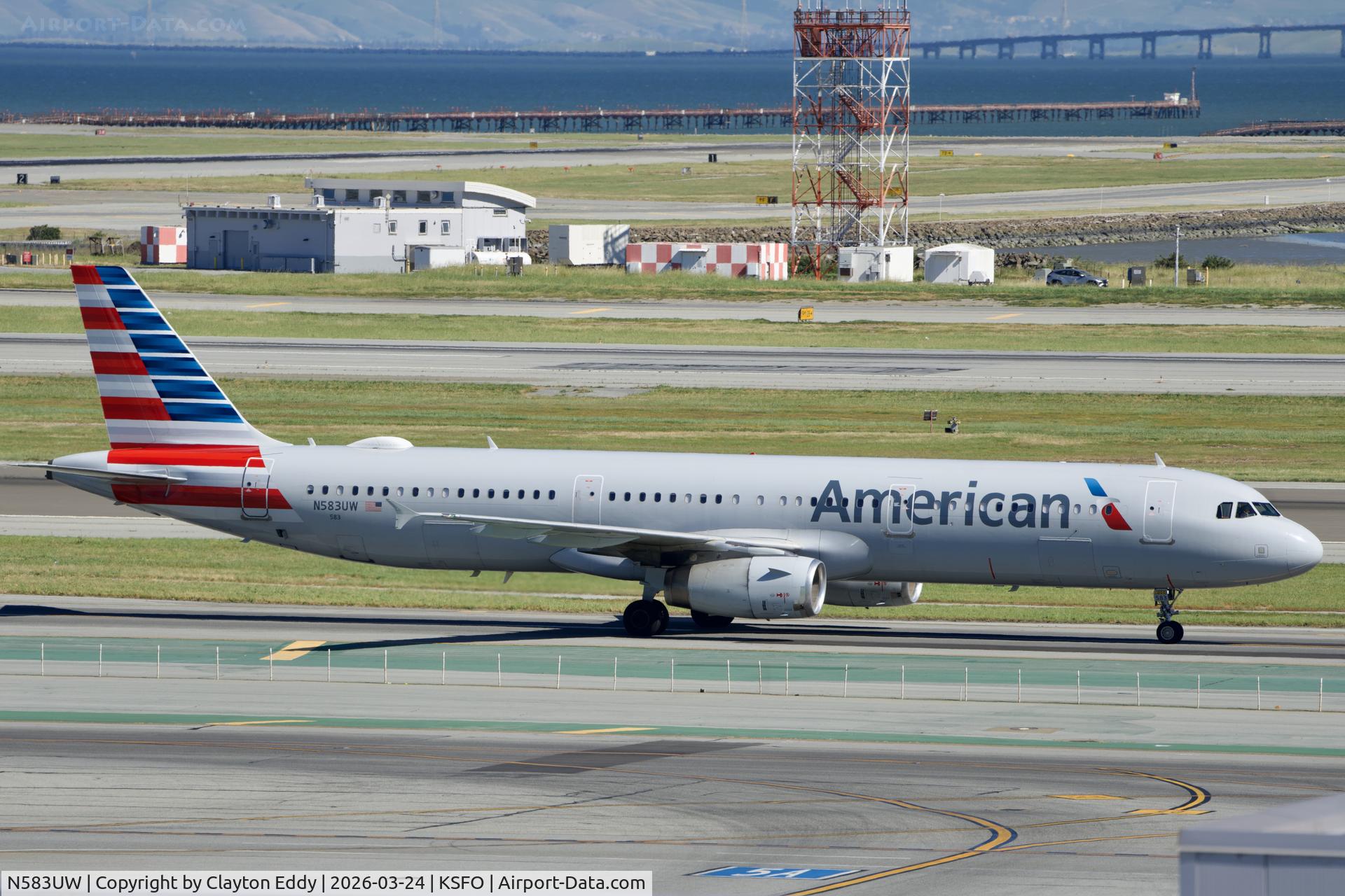 N583UW, 2014 Airbus A321-231 C/N 6181, SFO 2026