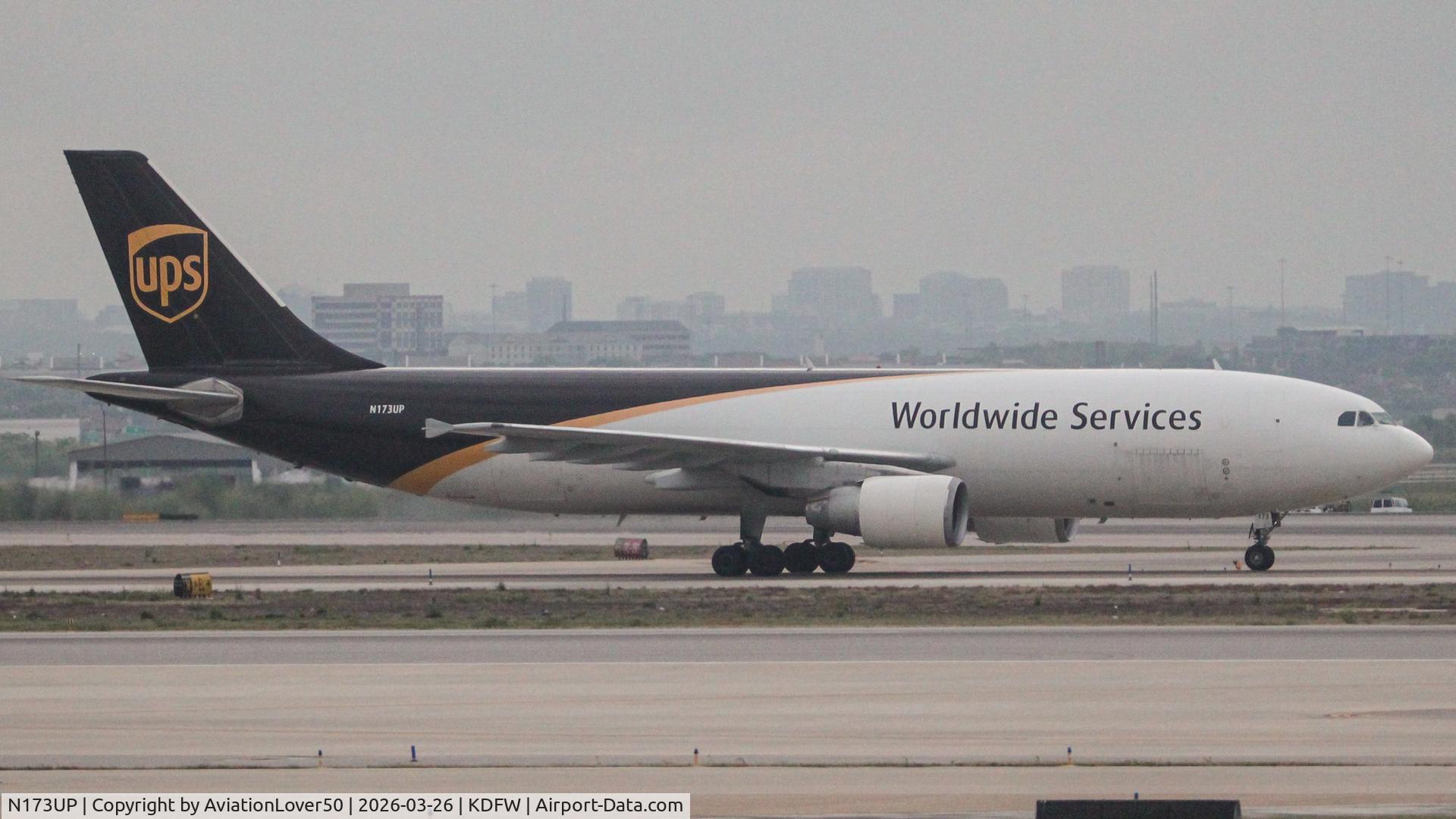 N173UP, 2006 Airbus A300F4-622R C/N 0868, UPS A300F