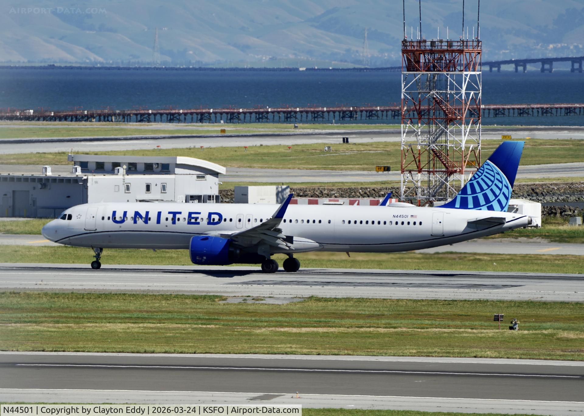 N44501, 2023 Airbus A321-271NX C/N 11500, SFO 2026