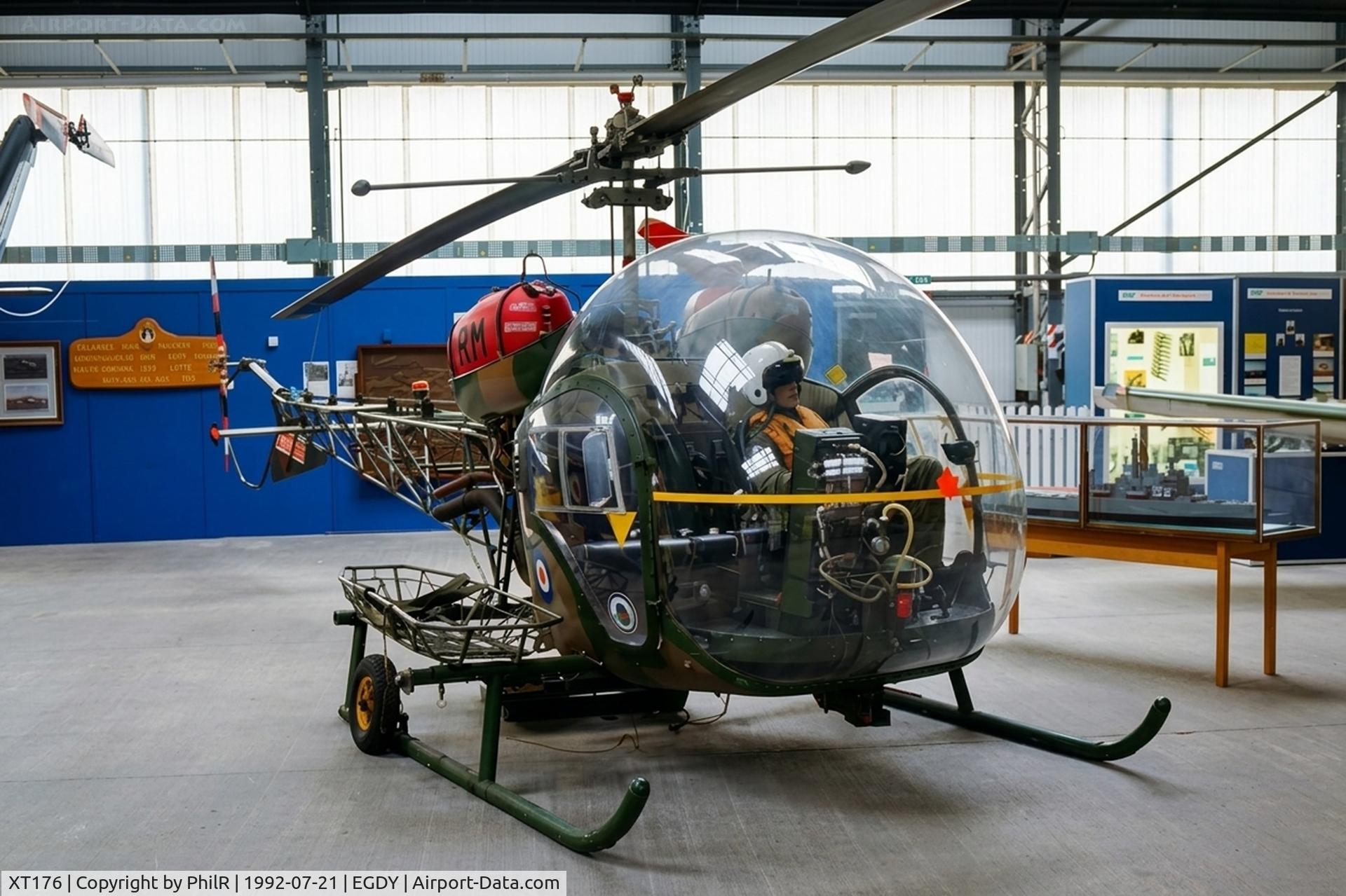 XT176, 1965 Westland Sioux AH.1 C/N WA.335, XT176 1965 Westland Sioux AH1 RM FAAM Yeovilton 