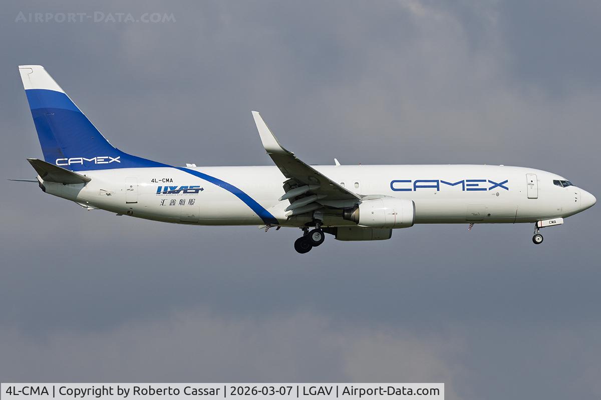 4L-CMA, 2004 Boeing 737-8FE C/N 33800, Athens Airport